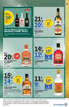 E.Leclerc - Prévisualisation de IGP(3) RHUM VIEUX AGRICOLE DE LA GUADELOUPE "DAMOISEAU", Rhum Vieux Agricole, 42% vol., 70 cl. valide à partir de 16.12.2025 | Page: 15