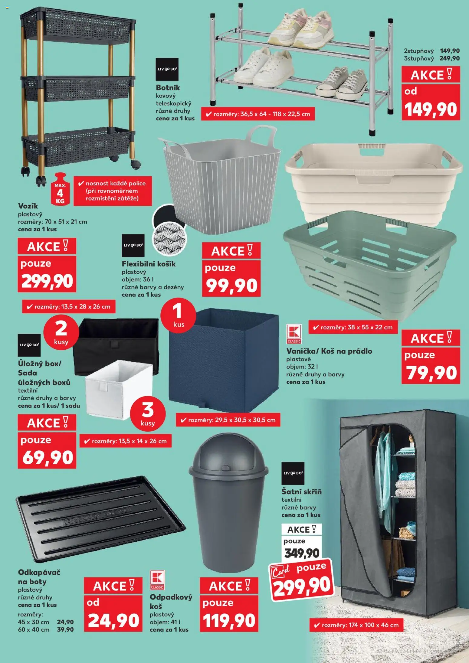 Kaufland leták - Plzeň od 07.01.2026 | Strana: 3 | Produkty: Box, Košík, Boty, Koš