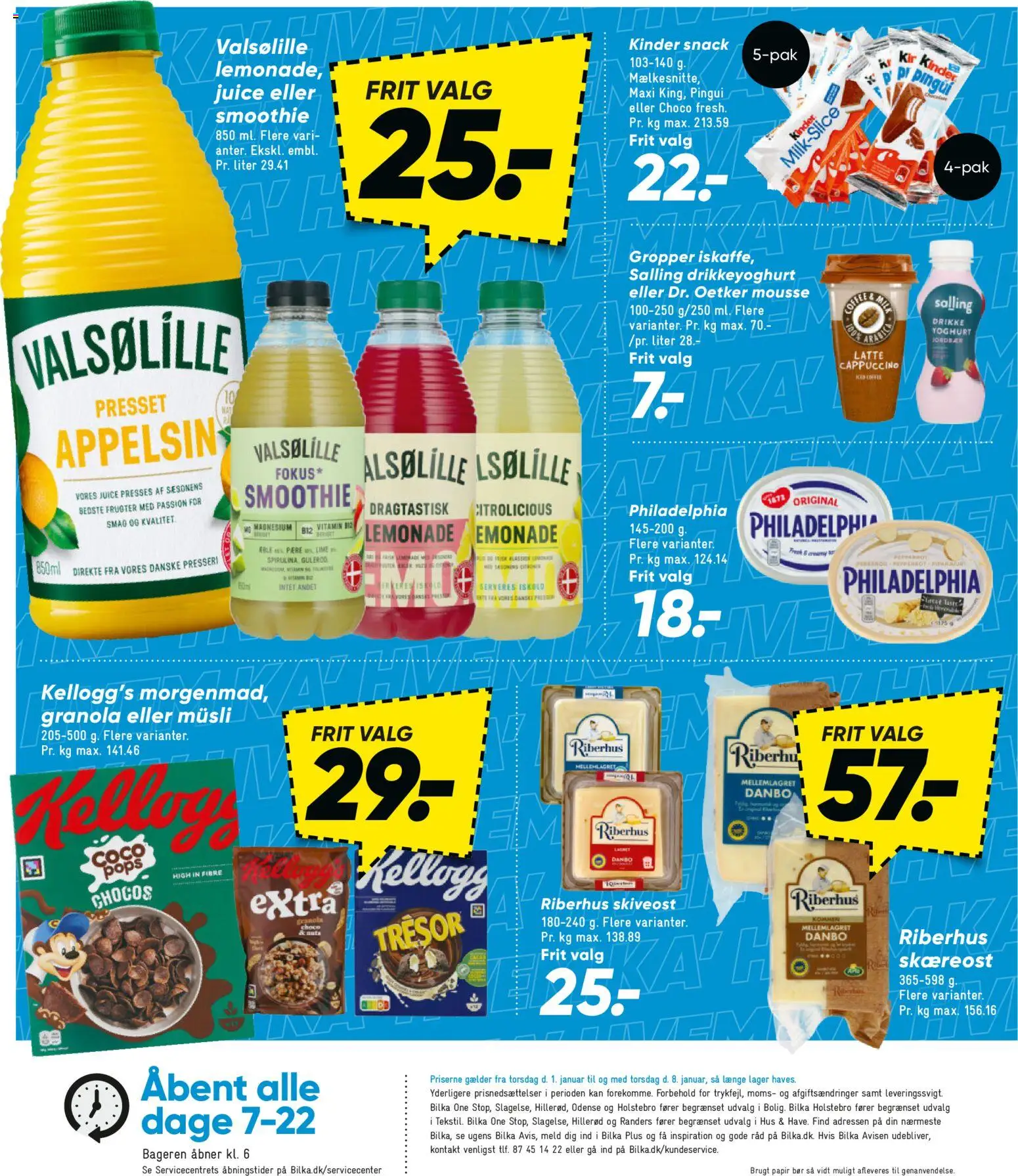 Bilka tilbudsavis – gyldig fra 01.01.2026 | Side: 27 | Produkter: Juice, Lime, Müsli, Drikkeyoghurt