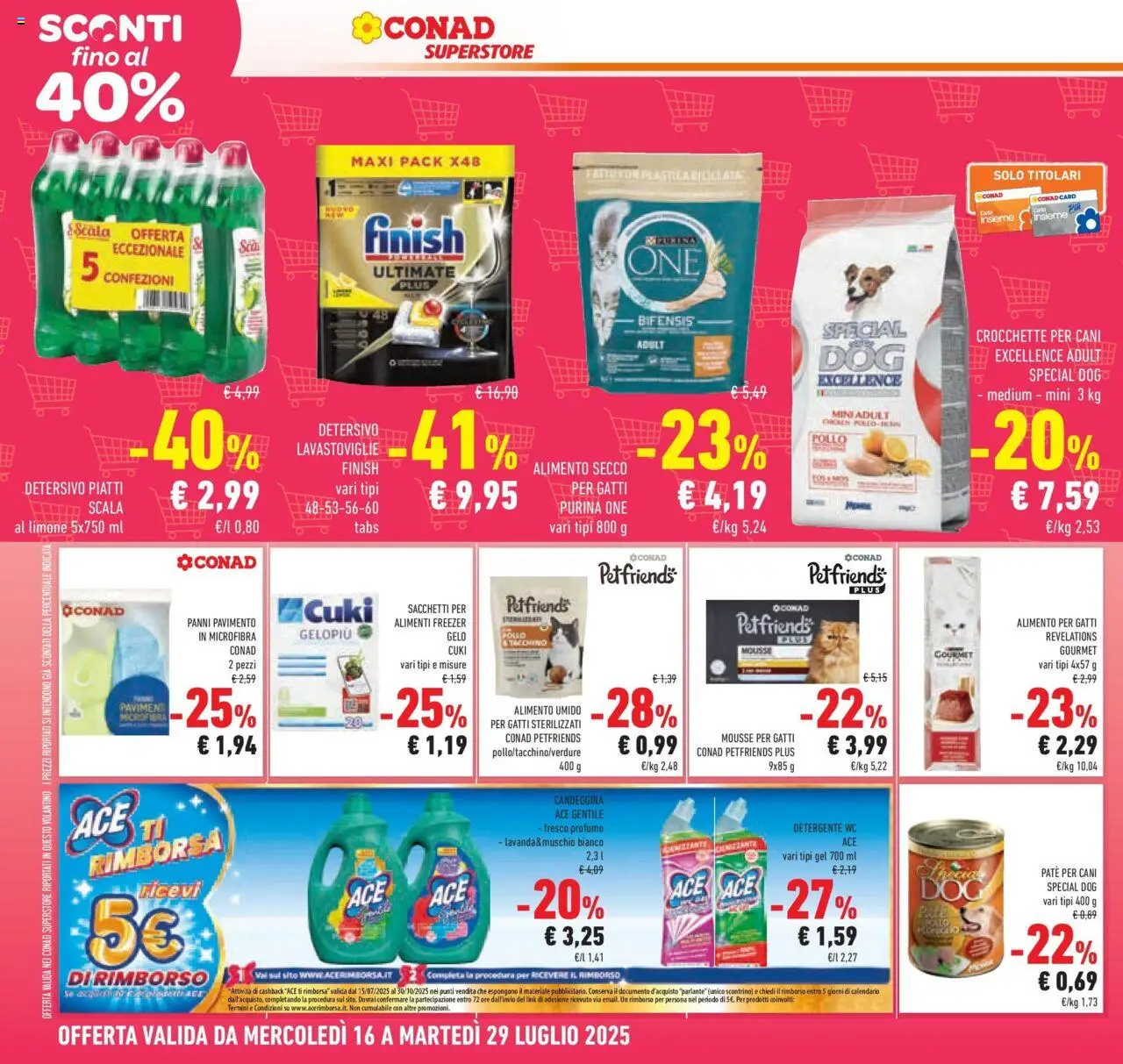 Volantino Conad del 15.07.2025 | Pagina: 26 | Prodotti: Detergente, Limone, Scala, WC