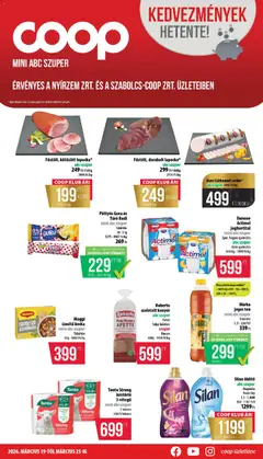 COOP - Mini & Abc & Szuper / Nyírzem - amely érvényes a következő dátumtól: 19.03.2026