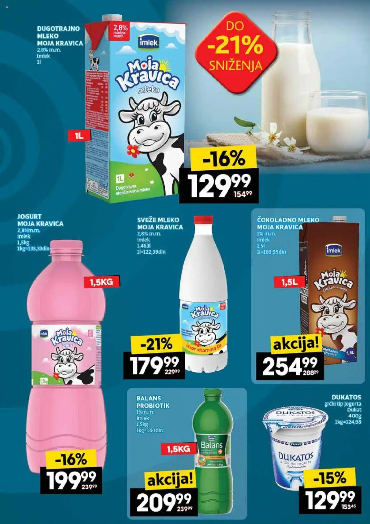 Roda katalog - važi od 02.10.2025 | Strana: 9 | Proizvode: Čokoladno mleko, Dukatos, Mleko, Jogurt