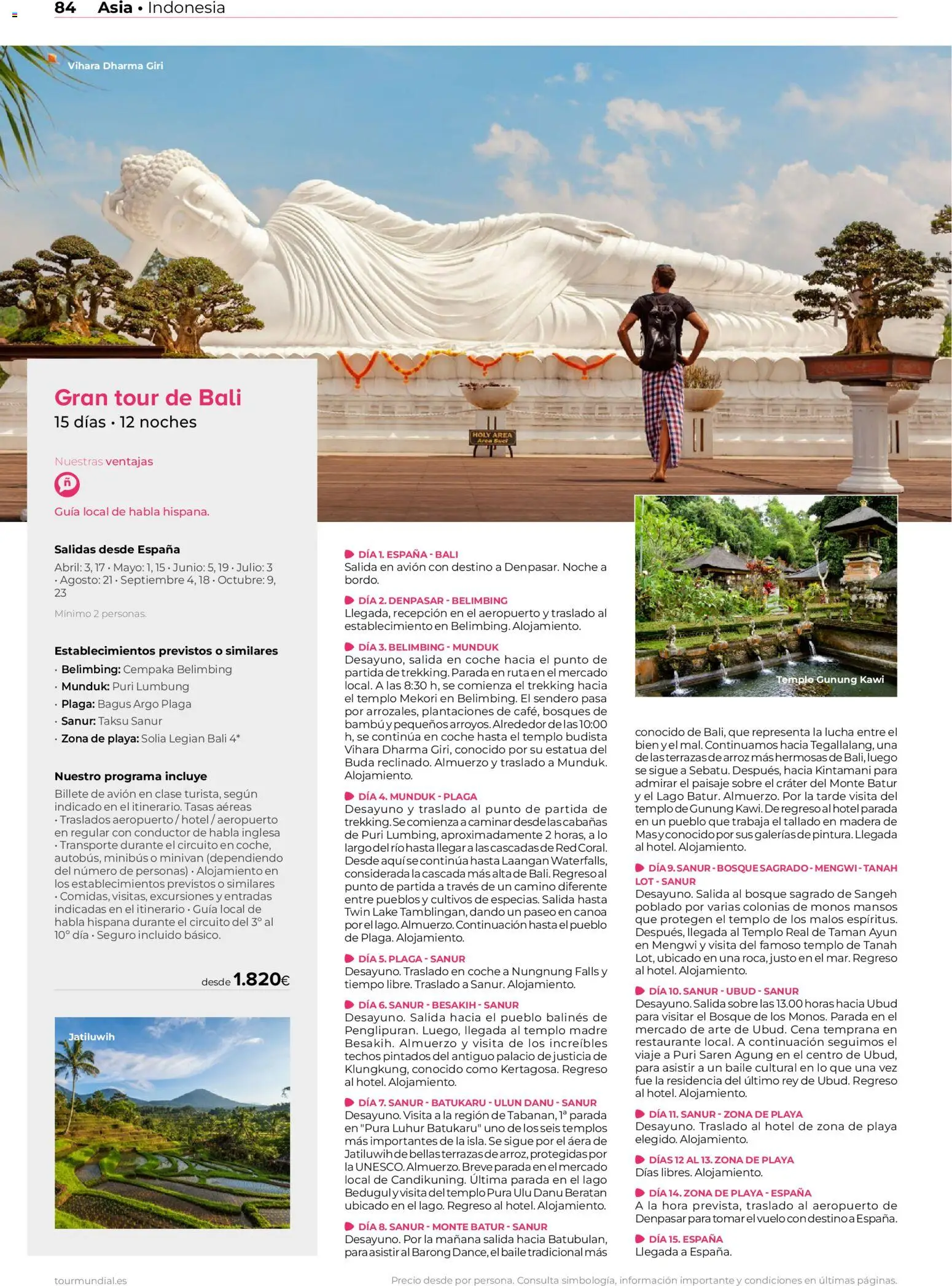 Viajes El Corte Inglés Asia y Oceanía │ válido desde el 01.01.2026 | Página: 84 | Productos: Arroz