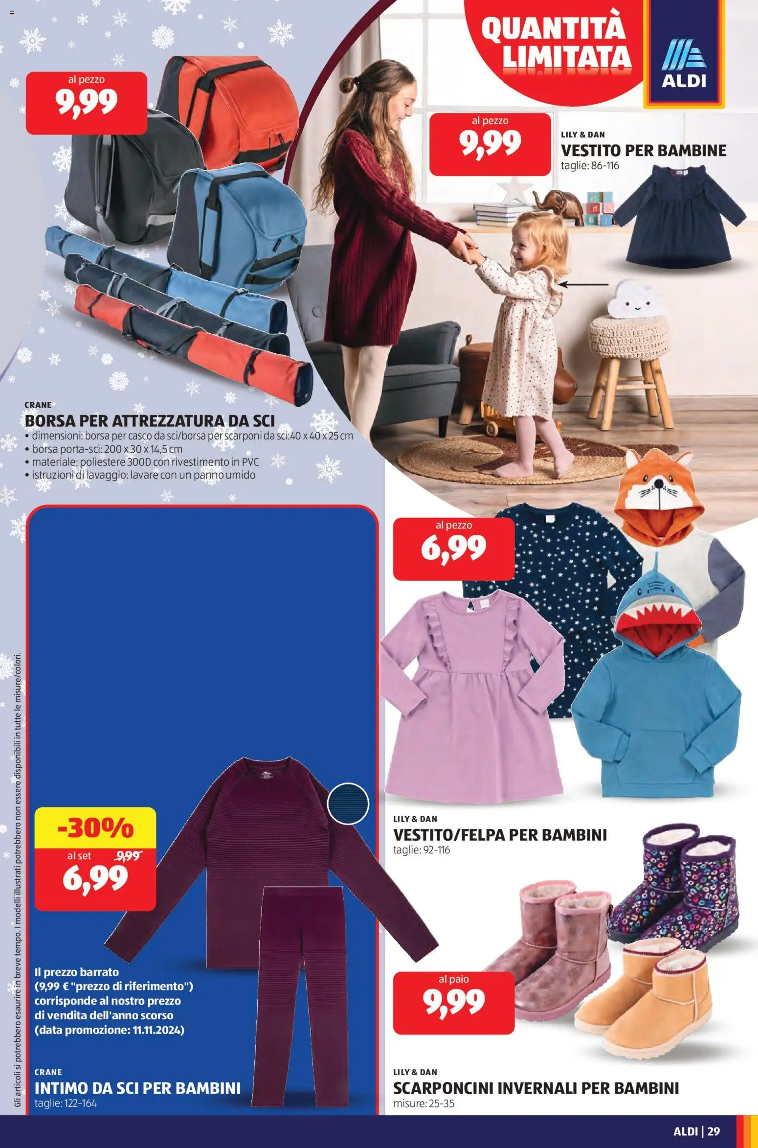 Volantino Aldi del 17.11.2025 | Pagina: 31 | Prodotti: Intimo, Vestito, Data, Borsa