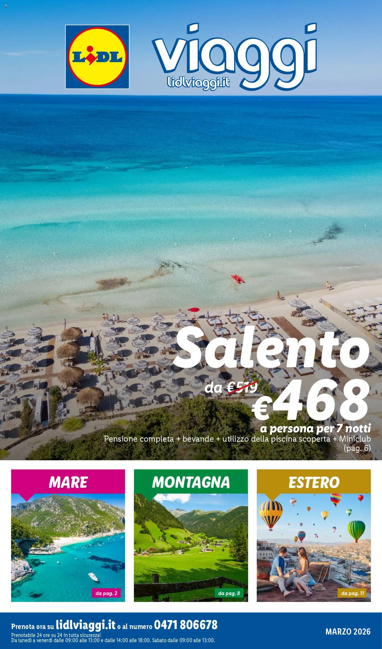 Volantino Lidl del 01.03.2026 | Pagina: 1 | Prodotti: Piscina