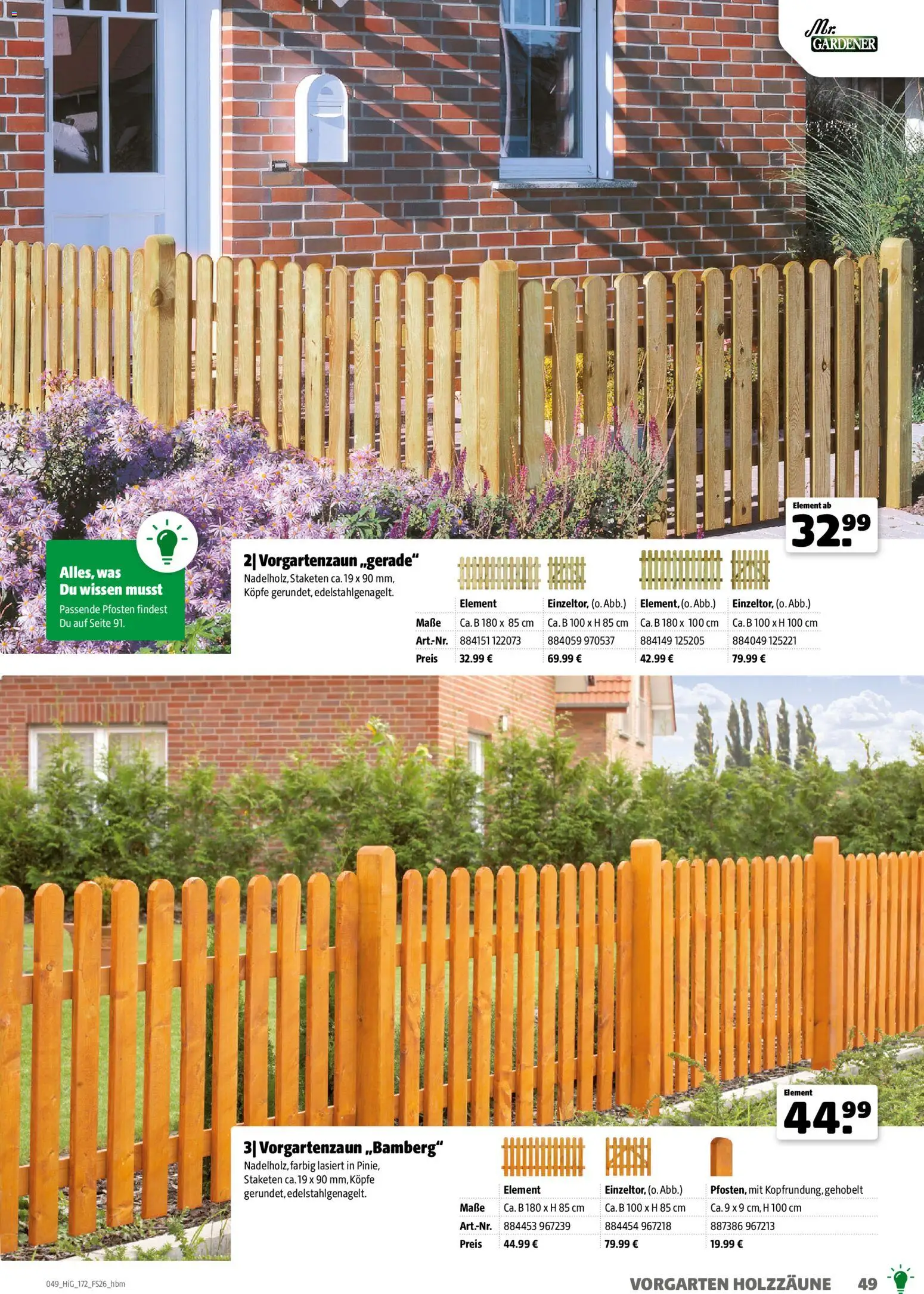 Hagebau Gartengestaltungsortiment – gültig ab 02.03.2026 | Seite: 49