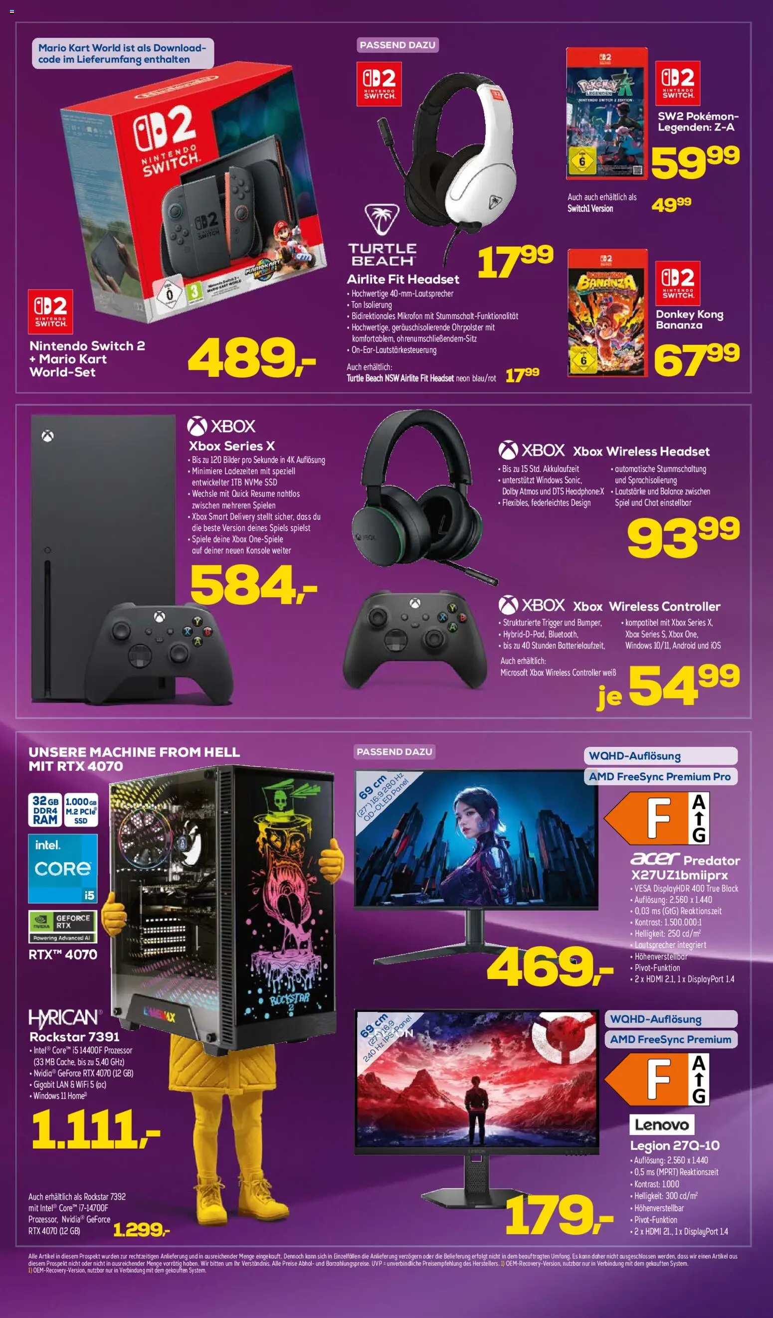 Euronics  Aktueller Prospekt – gültig ab 24.12.2025 | Seite: 2 | Produkte: Lenovo, Xbox, Lautsprecher, Rockstar