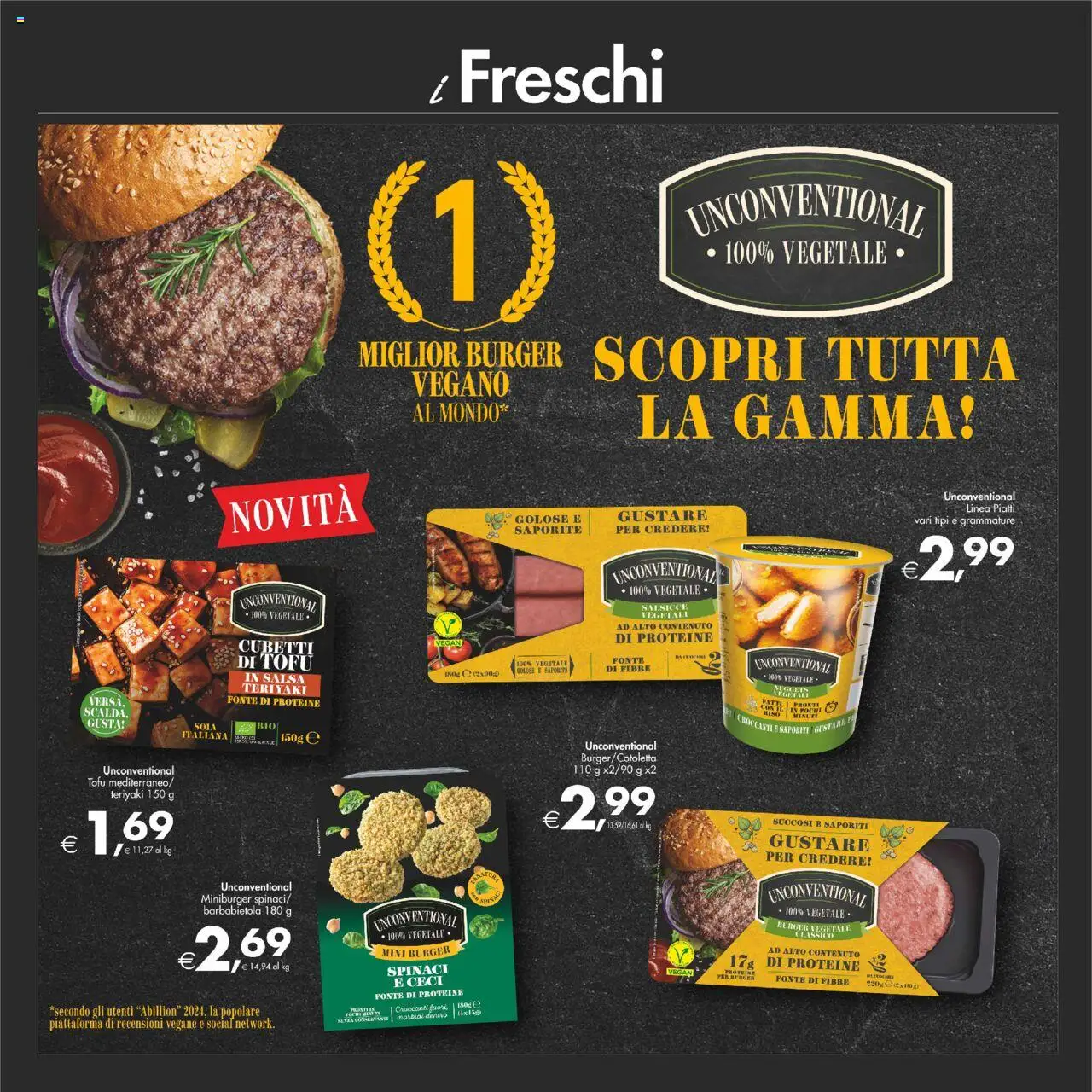 Volantino Decò del 12.08.2025 | Pagina: 14 | Prodotti: Ceci, Barbabietola, Spinaci, Tofu