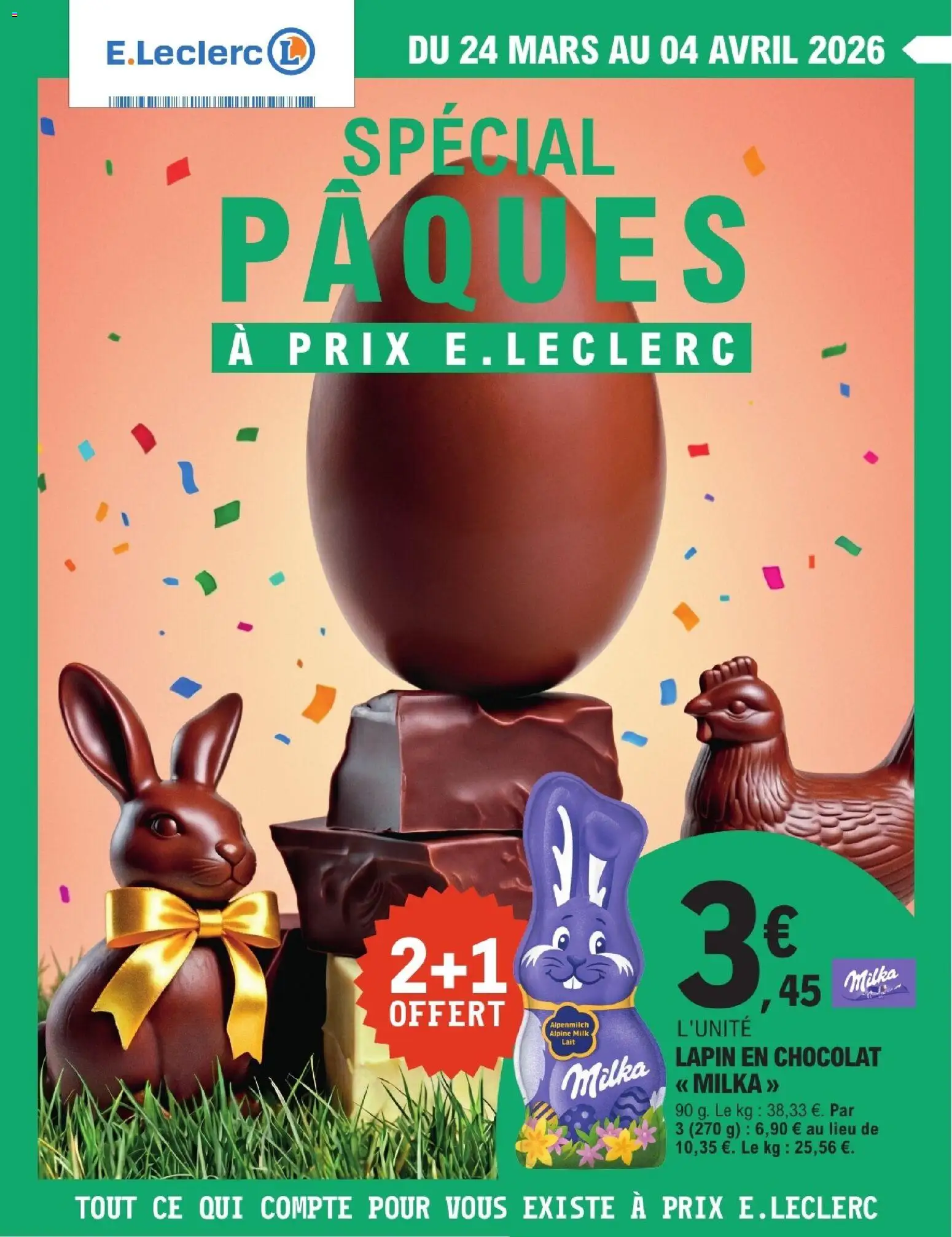 {H1} | Page: 1 | Produits: Lapin, Lait, Chocolat