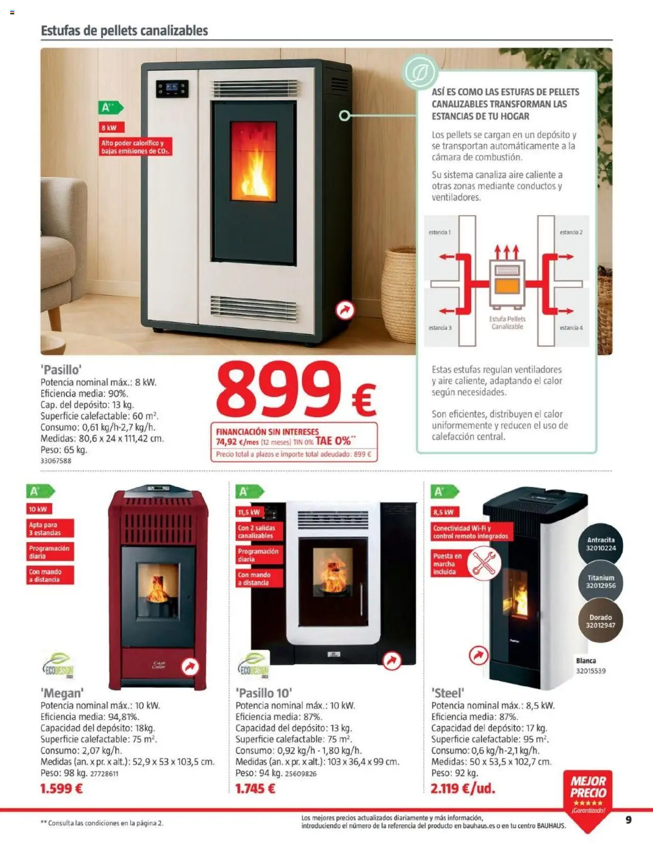 Bauhaus - Calefacción │ válido desde el 16.09.2025 | Página: 9 | Productos: Cámara, Peso