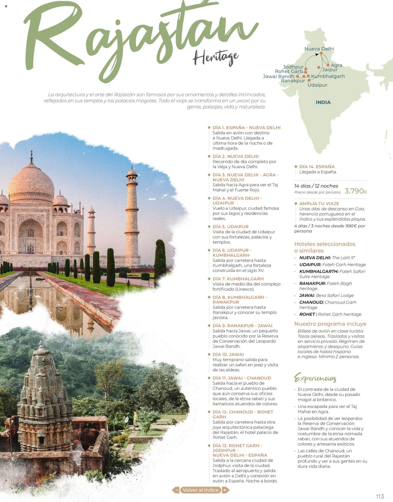 Viajes El Corte Inglés - Catálogo Tourmundial Premium │ válido desde el 01.01.2026 | Página: 115