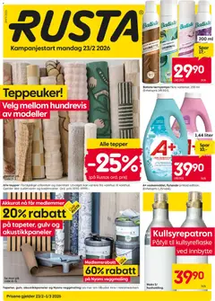 Forhåndsvisning av Rusta kundeavis gyldig fra 23.02.2026