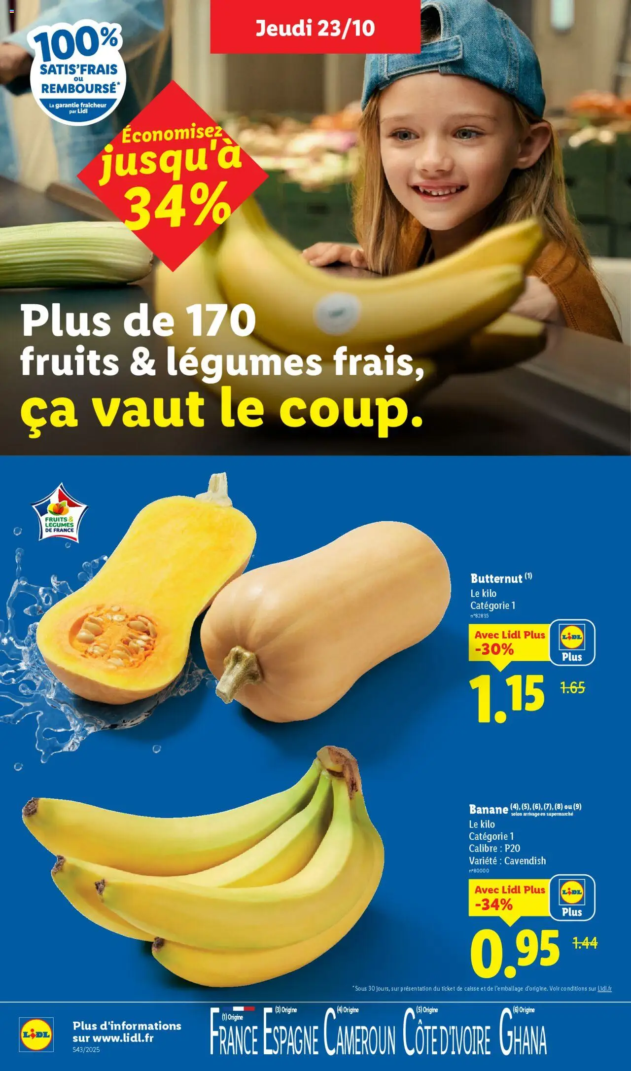 {H1} | Page: 2 | Produits: Banane, Butternut