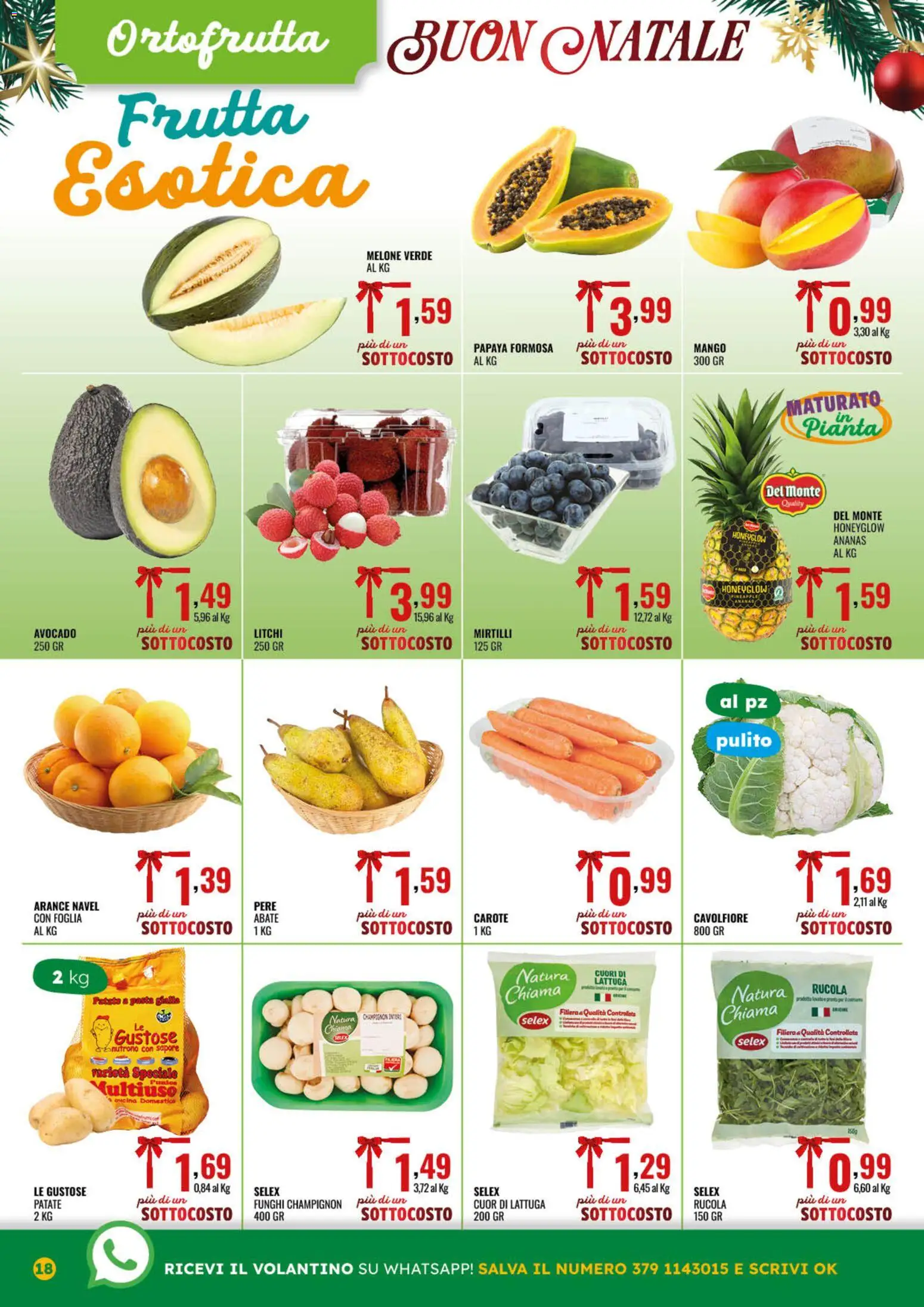 Volantino GECOP del 15.12.2025 | Pagina: 18 | Prodotti: Rucola, Patate, Carote, Lattuga