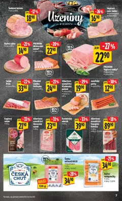 Albert leták - Hypermarket od 17.09.2025 | Strana: 12 | Produkty: Uherák, Párky, Uzeniny, Slanina