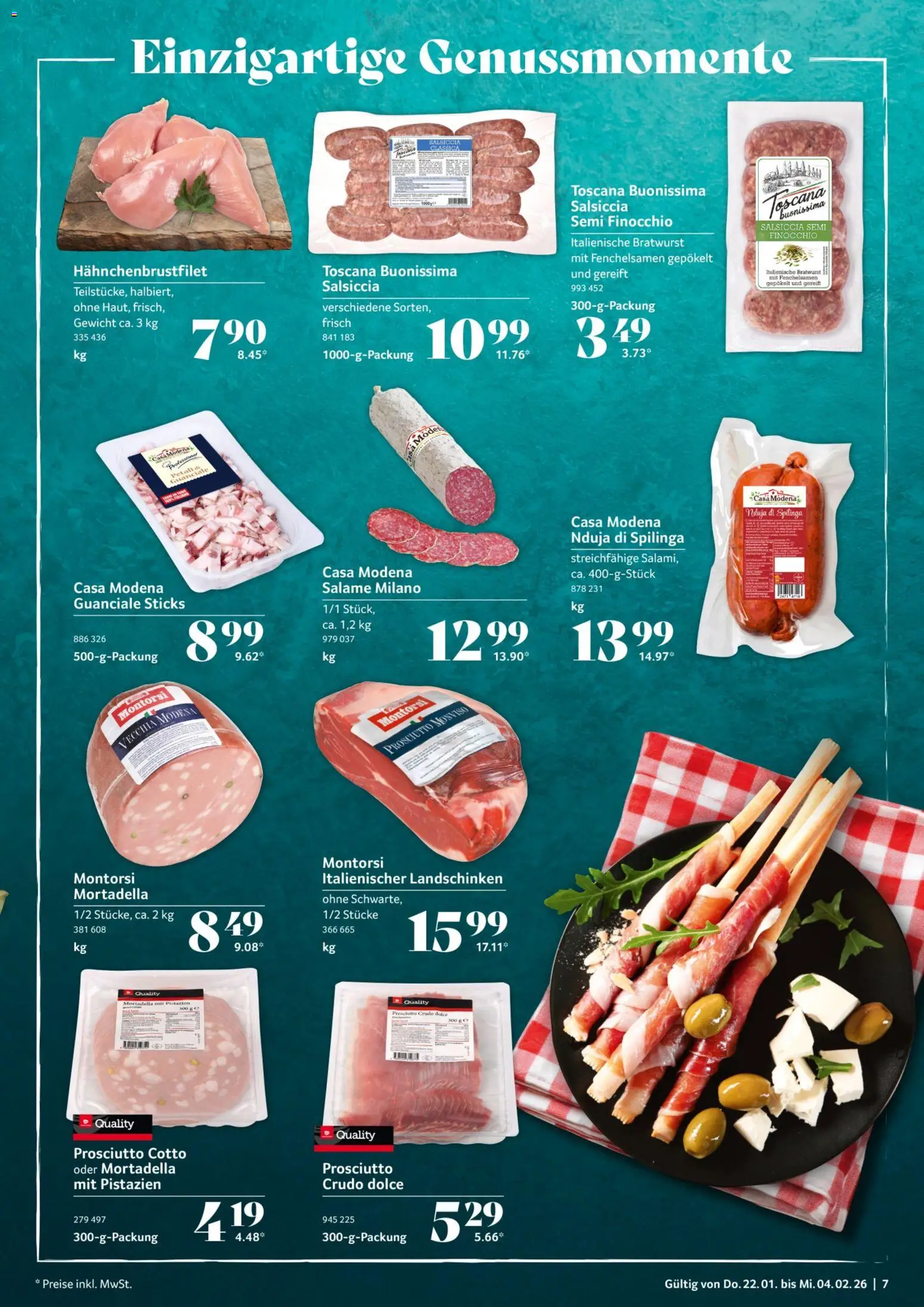 Selgros Gastronomie – gültig ab 22.01.2026 | Seite: 7 | Produkte: Gewicht, Bratwurst, Pistazien