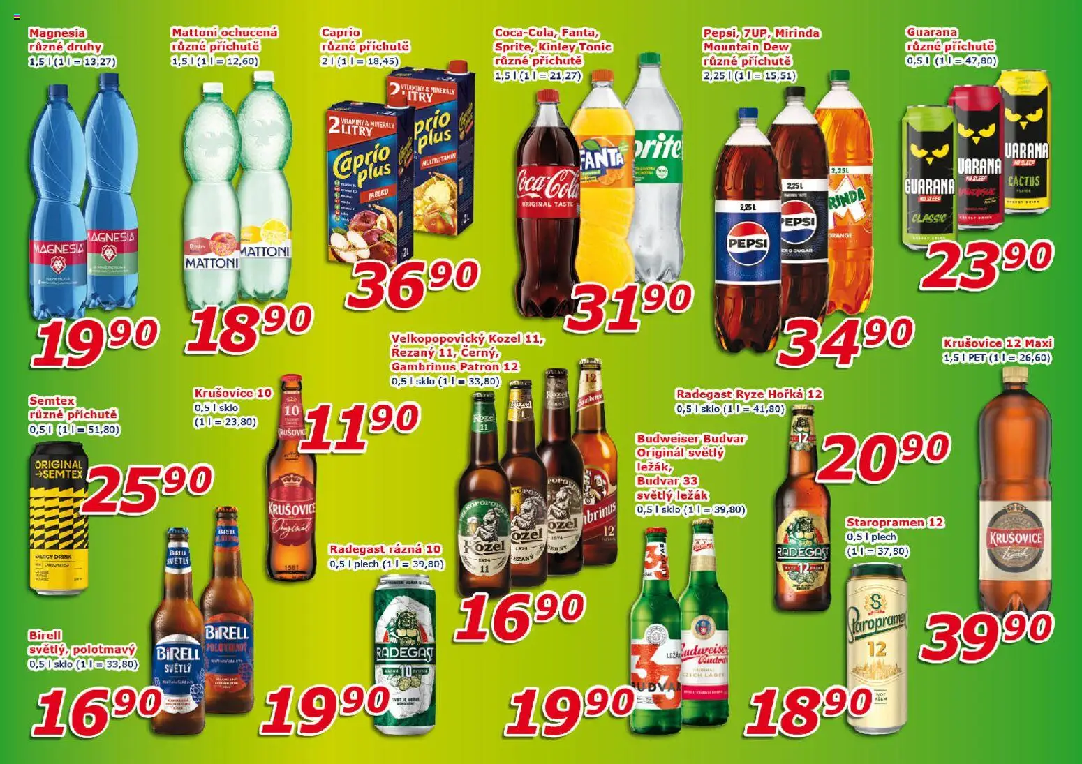 Eso market leták od 07.01.2026 | Strana: 7 | Produkty: Birell, Pepsi, Plech, Radegast Rázna 10