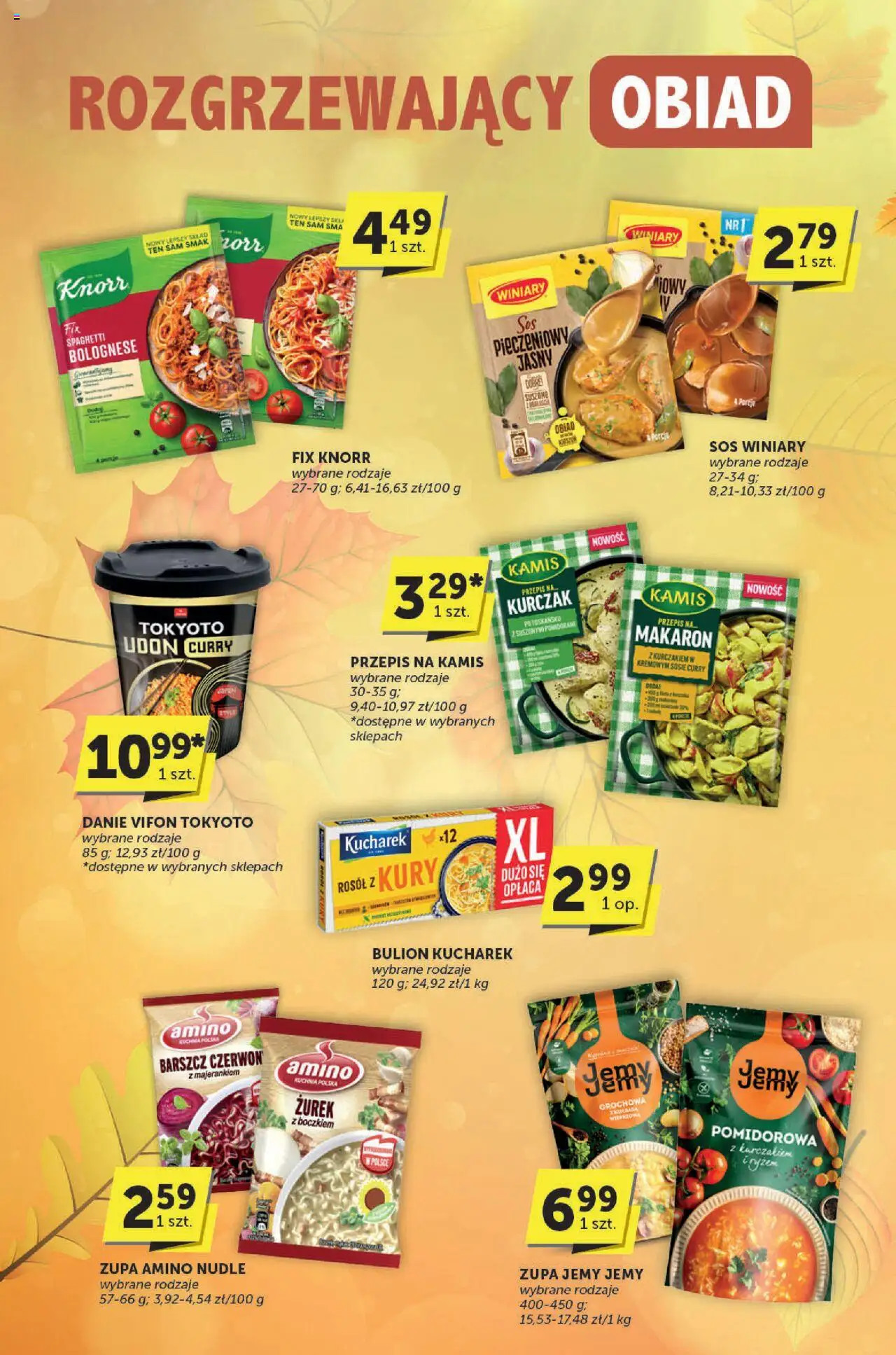 Euro Sklep Gazetka - Katalog od 16.10.2025 | Strona: 14 | Produkty: Barszcz, Curry, Kurczak, Vifon