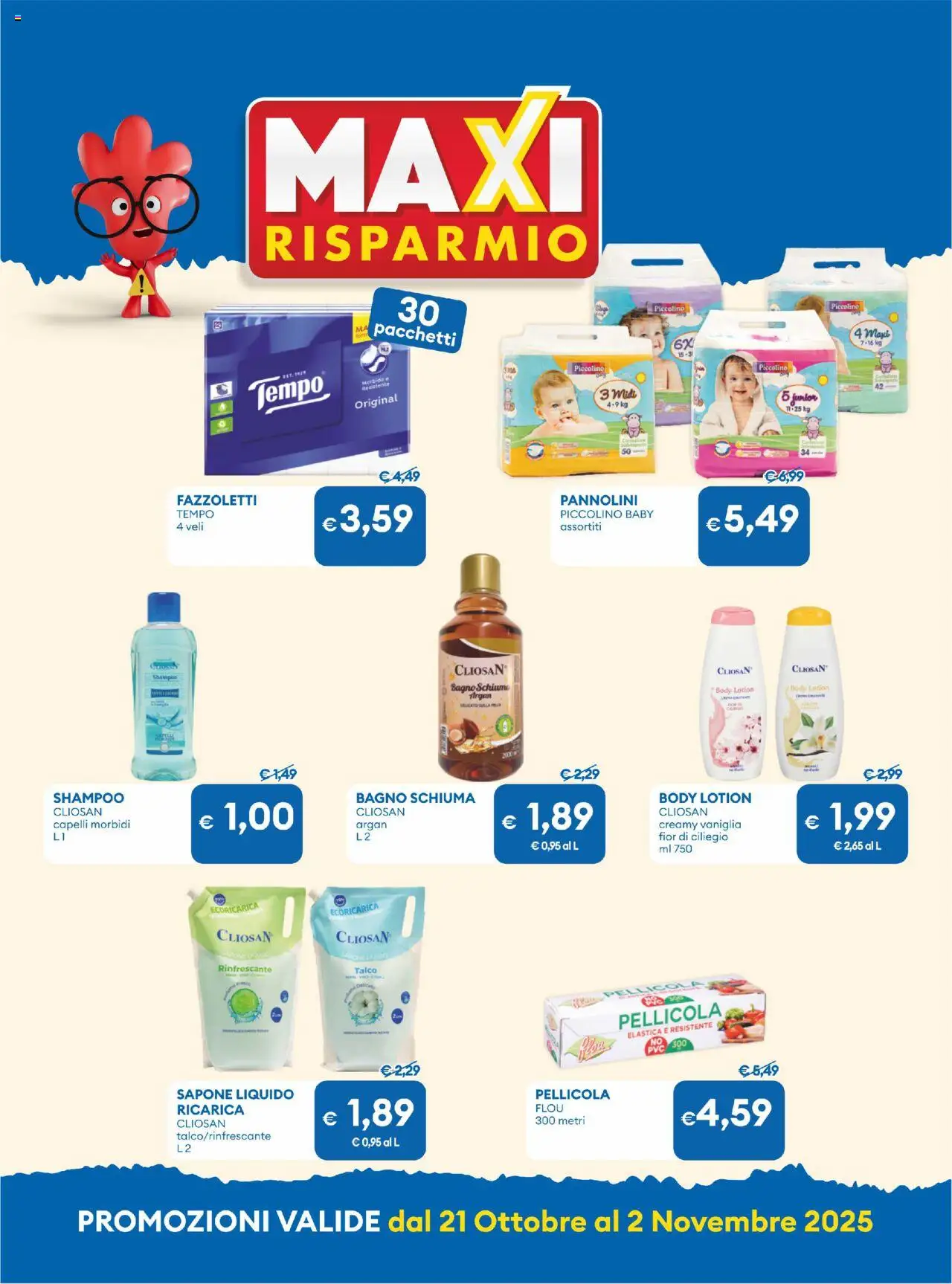 Volantino MD Discount del 21.10.2025 | Pagina: 6 | Prodotti: Shampoo, Sapone, Talco, Bagno