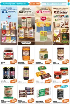 24.04.2026 tarihinden itibaren geçerli olan Çağrı Market kataloğu önizlemesi | Sayfa: 8 | Ürünler: Atıştırmalık, Fıstık, Kahve, Mısır