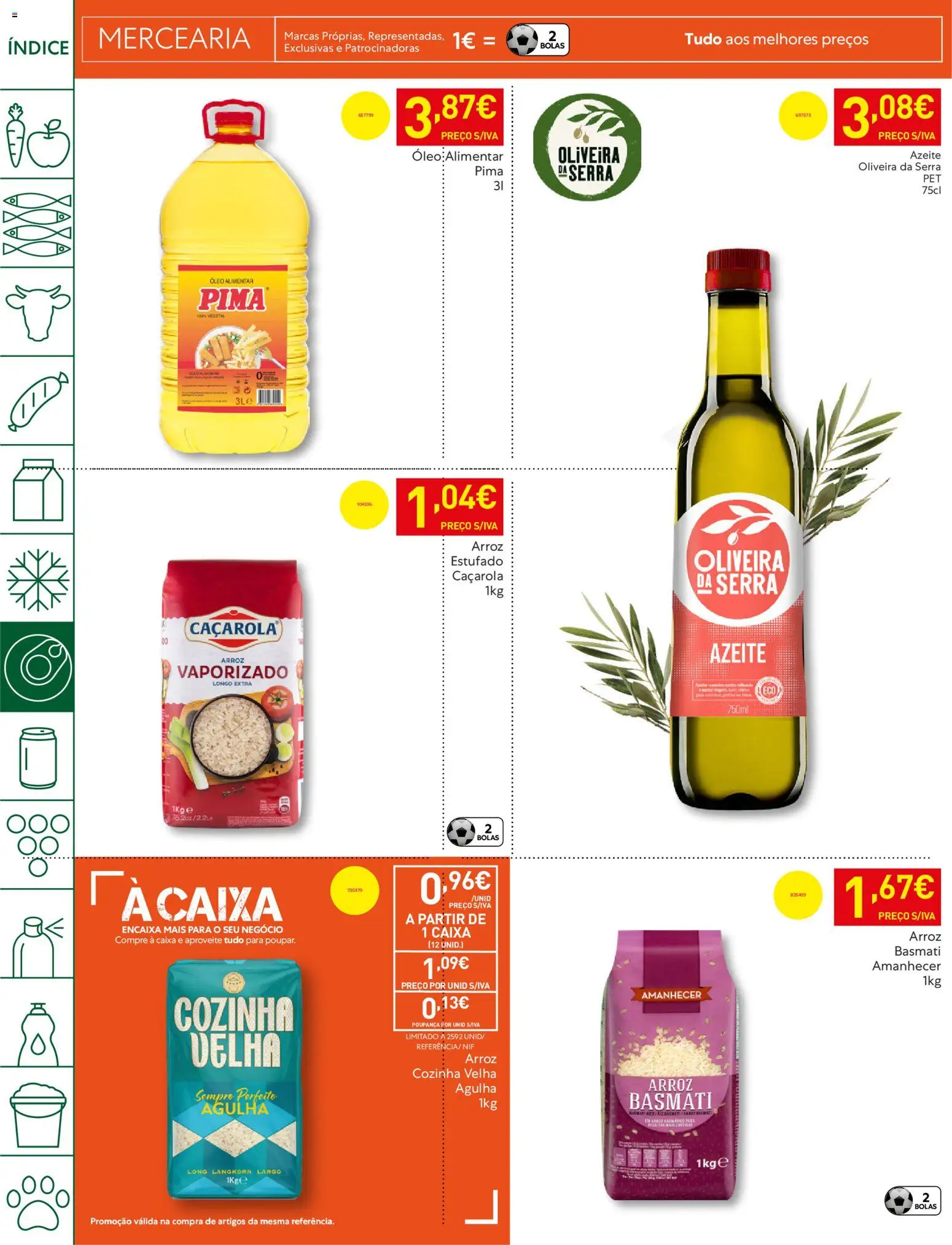 Recheio - Bons Negócios Madeira │ válido de 14.04.2026 | Página: 18 | Produtos: Azeite, Caixa, Óleo, Arroz