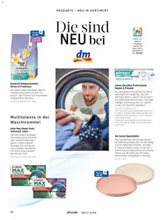 dm drogerie Prospekt 	 ab 01.04.2026 gültig | Seite: 98 | Produkte: Ariel, Duft, Zahnpasta, Waschmittel