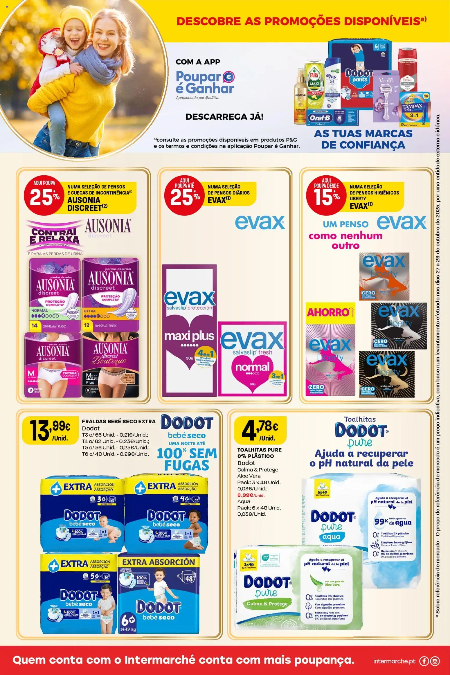 Intermarché Folheto Mini │ válido de 27.11.2025 | Página: 2 | Produtos: Agua, Fraldas, Perfume, Cuecas