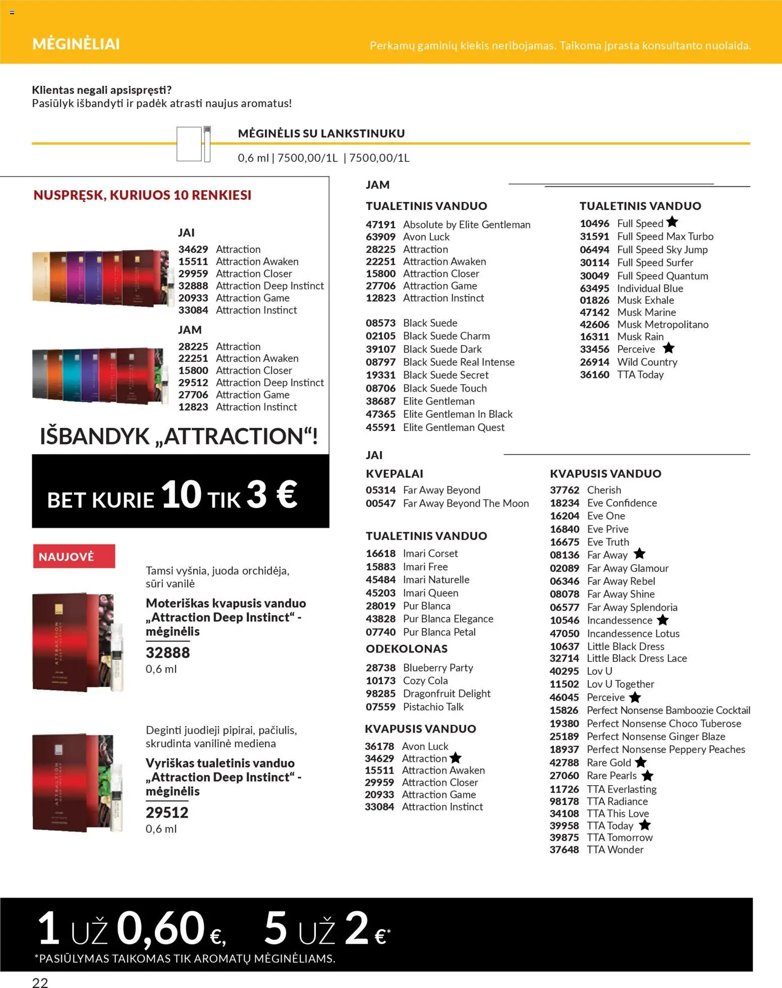 AVON akcijos nuo 01.12.2025 | Puslapis: 22 | Prekių: Kvapusis vanduo, Kvepalai, Tualetinis vanduo