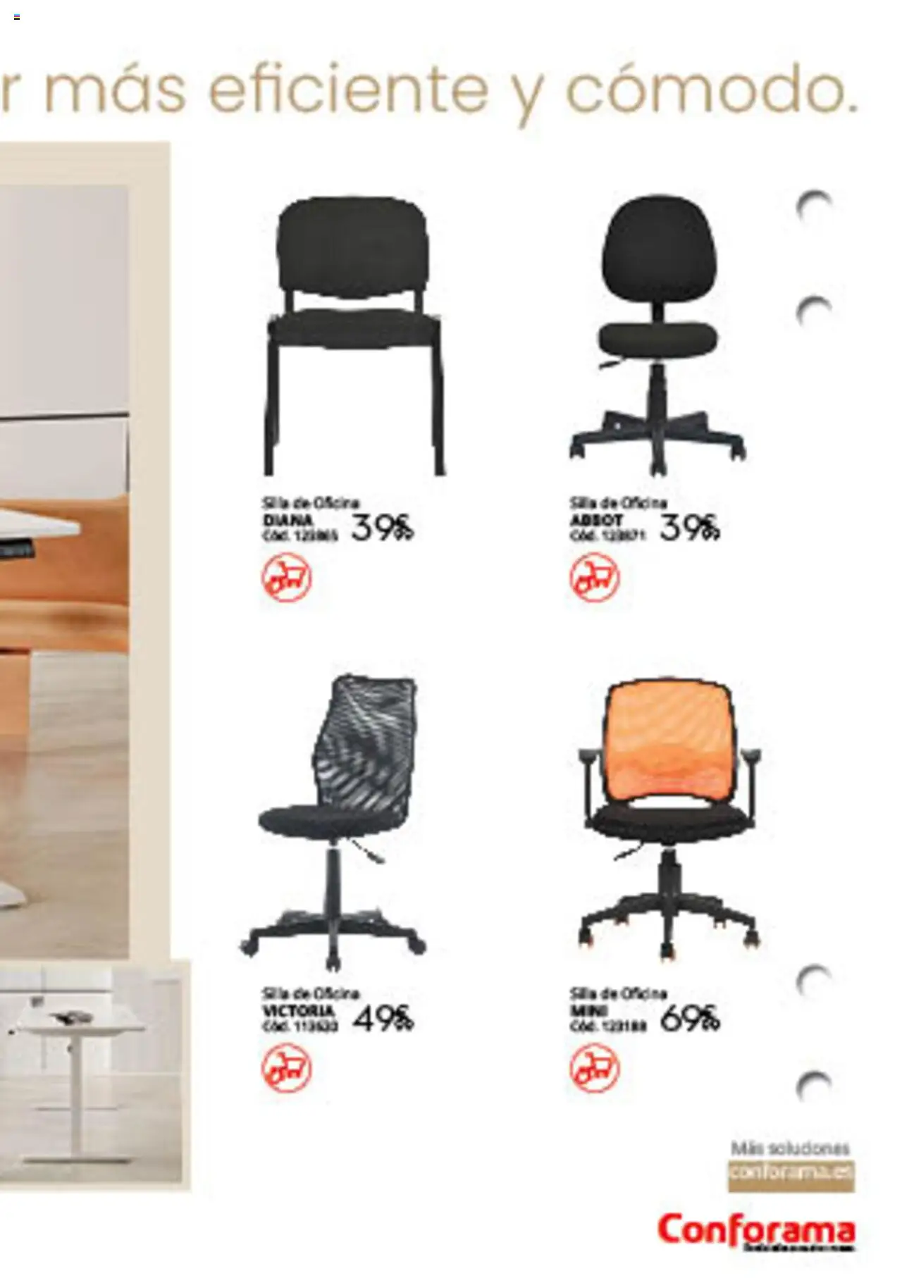 Conforama folleto │ válido desde el 13.08.2025 | Página: 23 | Productos: Silla