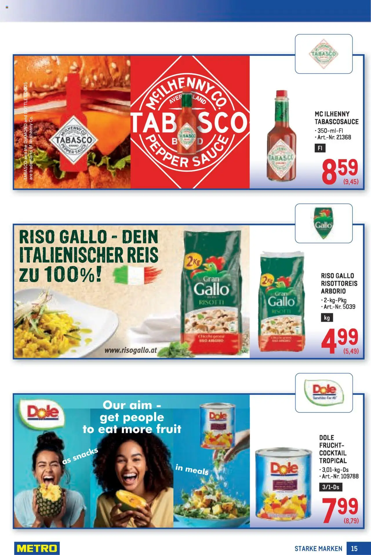 Metro - METRO AT - Starke Marken gültig ab 16.10.2025 | Seite: 15 | Produkte: Reis