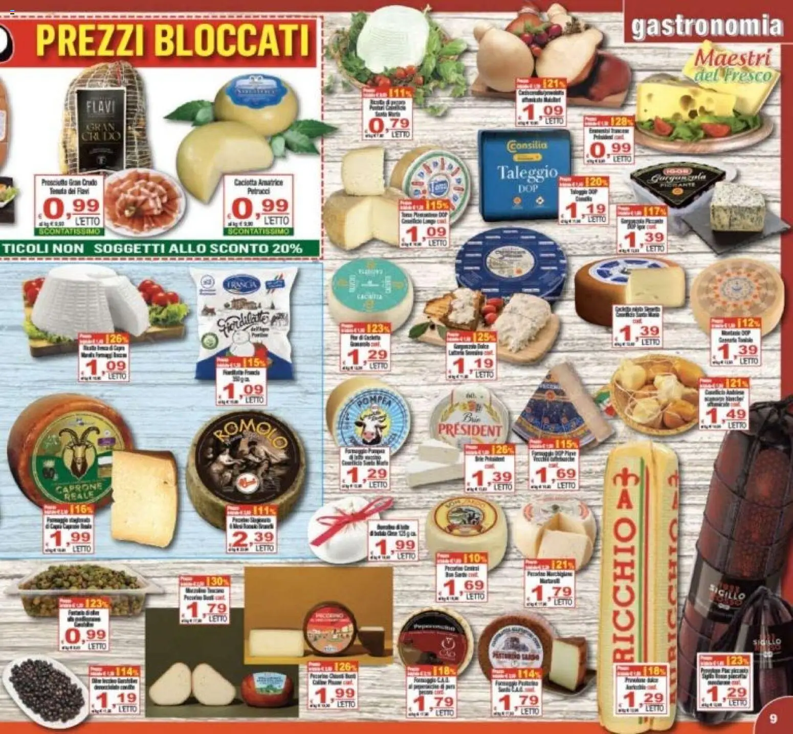 Volantino CTS del 27.12.2025 | Pagina: 9 | Prodotti: Prosciutto, Letto