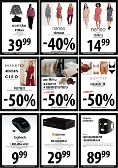 Tuuri-mainoslehti voimassa 21.01.2026 alkaen | Sivu: 12 | Tuotteet: Kasvonaamio, Keittiö, Pyjama, Tee