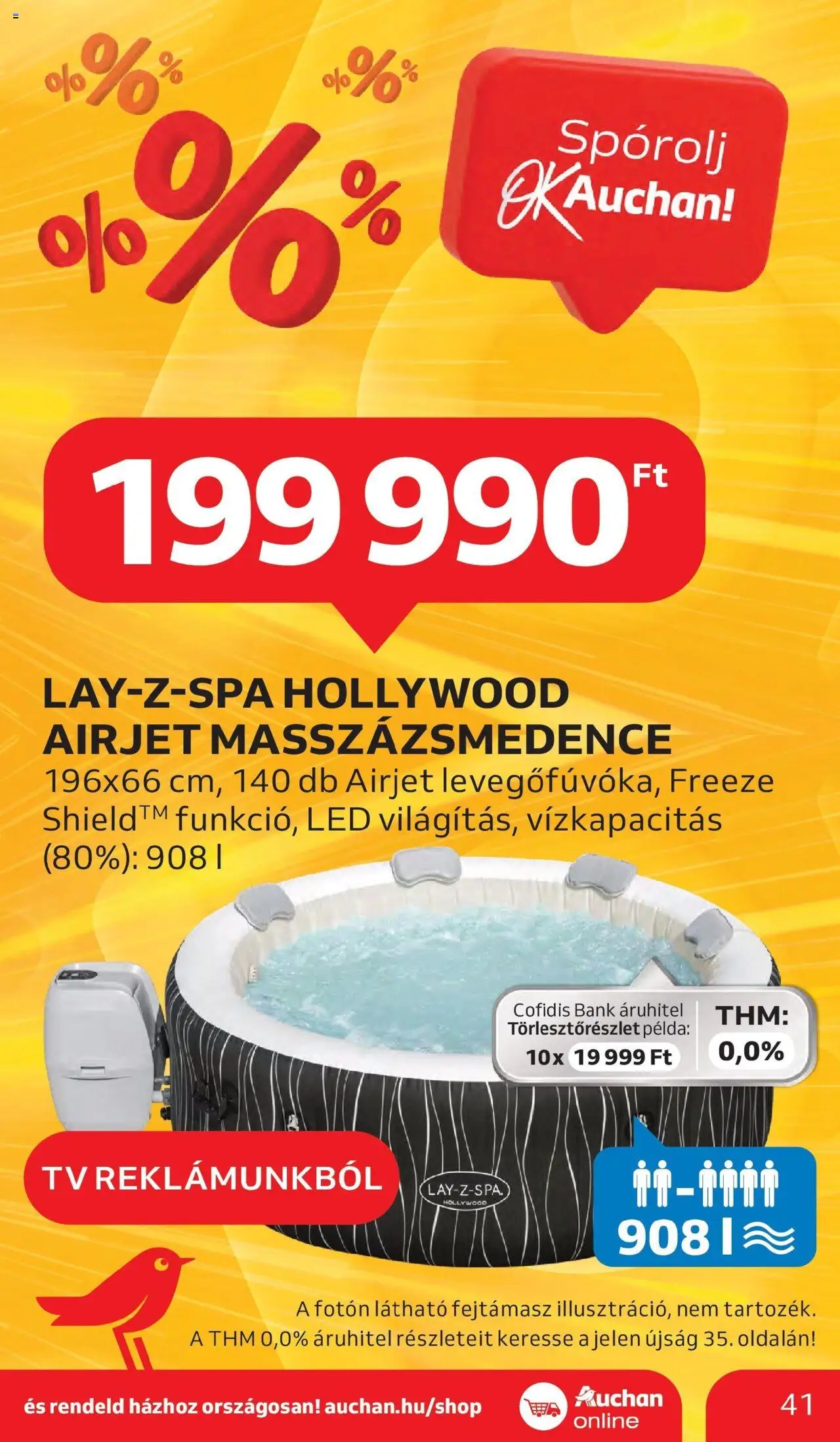 Auchan akciós ujság - amely érvényes a következő dátumtól: 05.06.2025 | Oldal: 41 | Termékek: TV