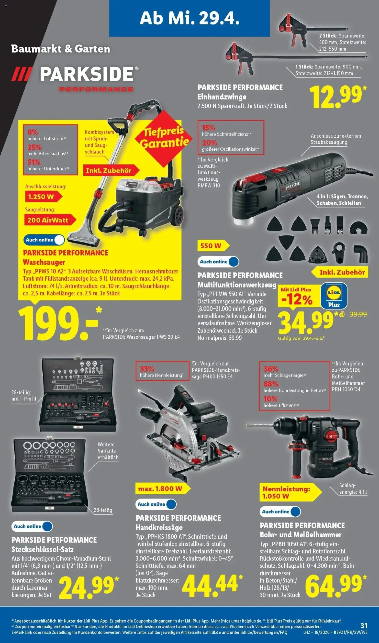 Lidl Německo leták od 27.04.2026 | Strana: 51 | Produkty: Parkside