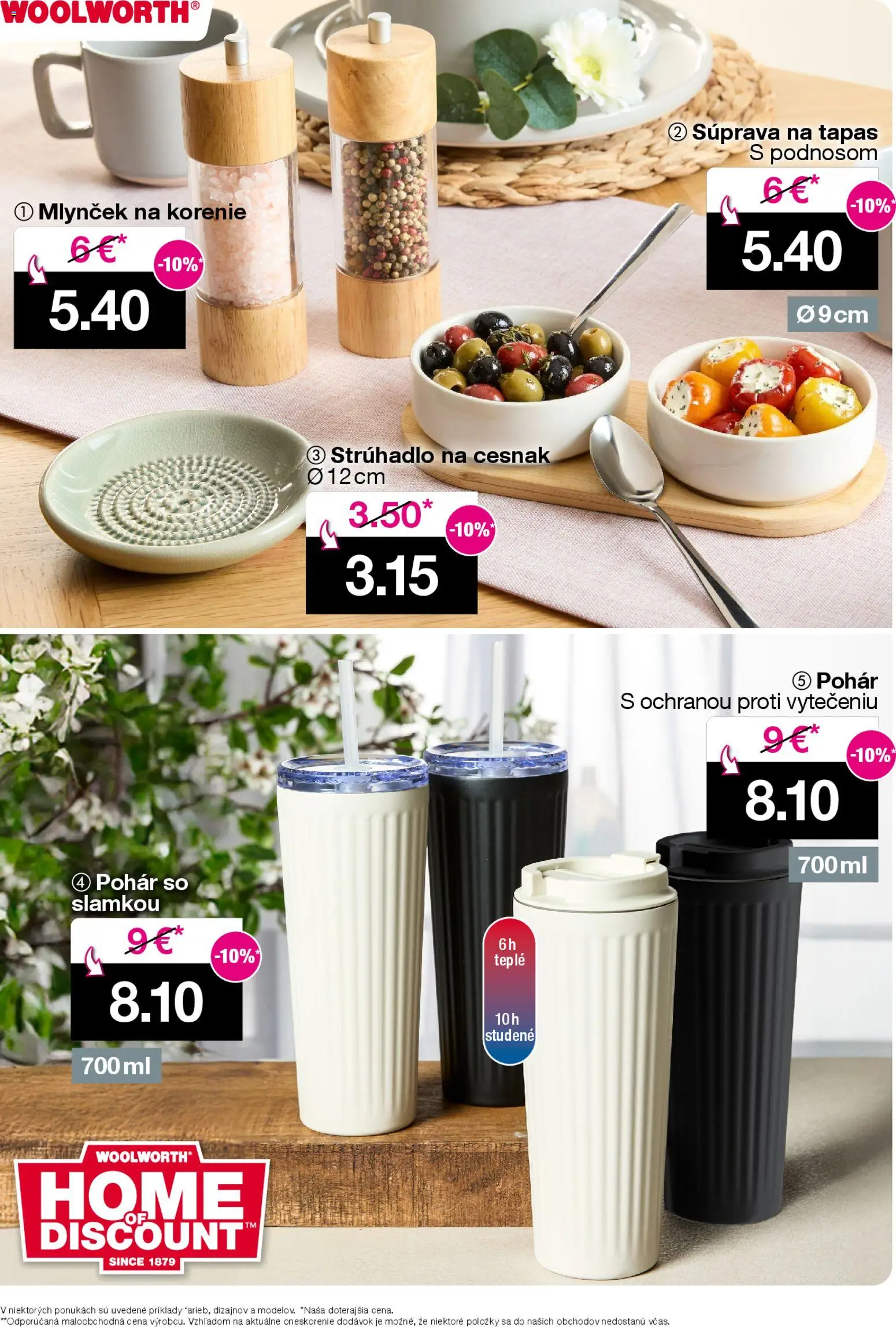 Nové Woolworth akcie – leták je platný od 09.01.2026 | Strana: 19 | Produkty: Strúhadlo, Cesnak, Korenie, Mlynček