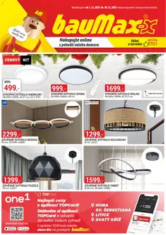 Náhled letáku BAUMAX leták - Cheb, Otvice, Plzeň od 01.11.2025