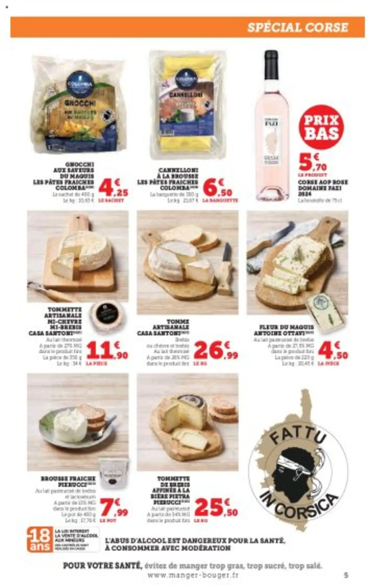  | Page: 5 | Produits: Pâtes fraîches, Bière, Pâtes