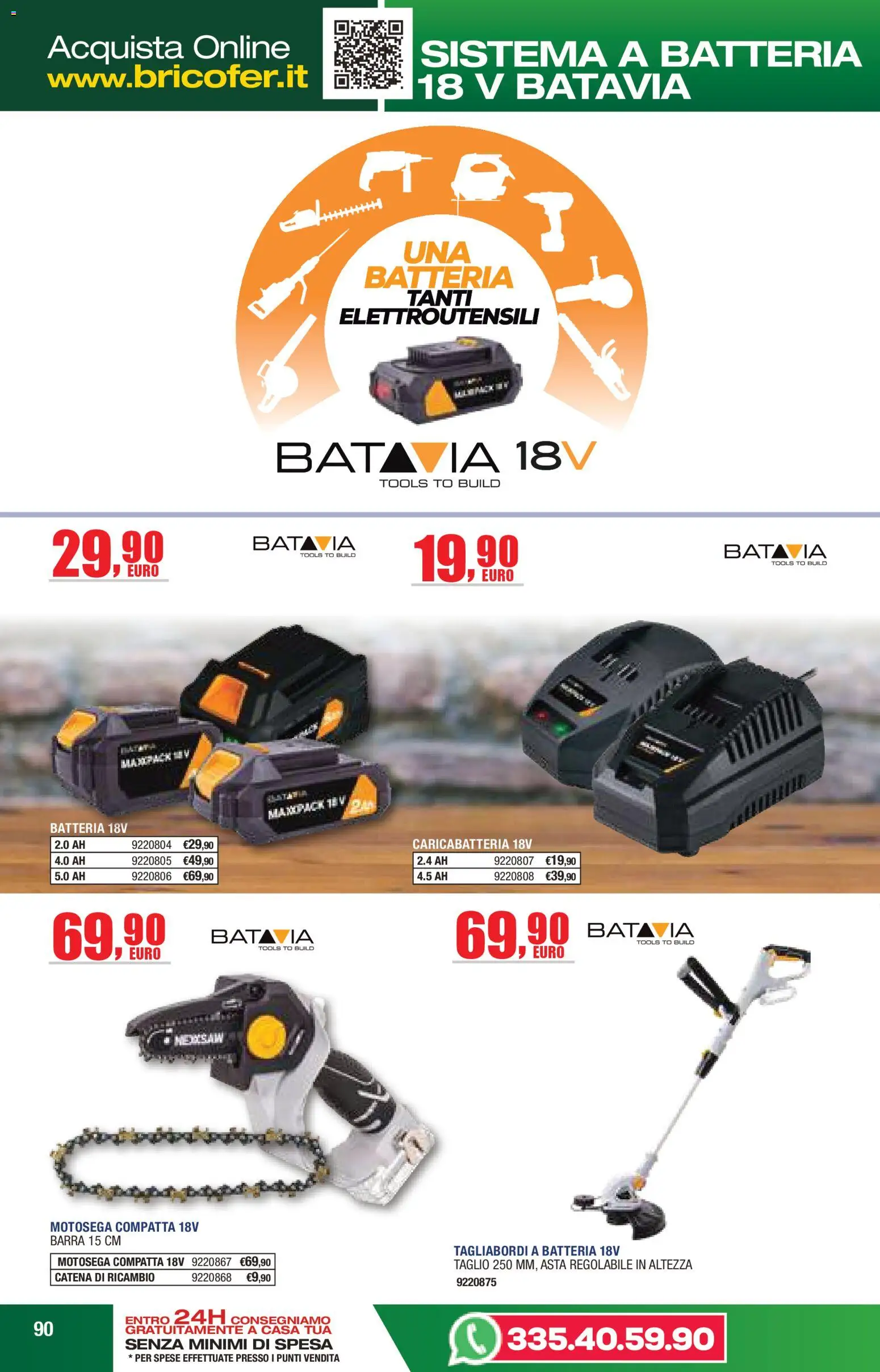 Volantino Self del 14.04.2026 | Pagina: 90 | Prodotti: Motosega, Batteria