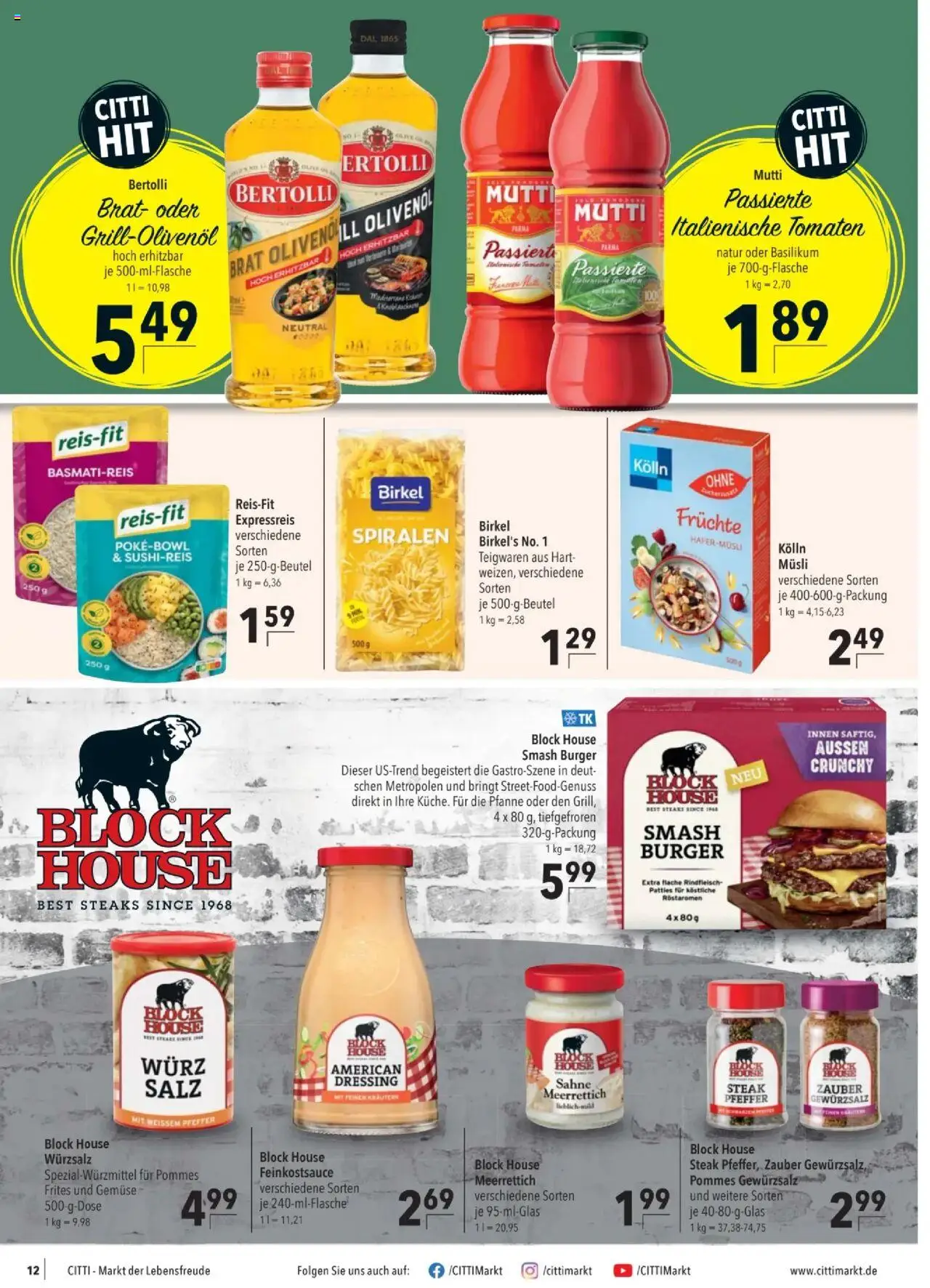 CITTI tilbudsavis – gyldig fra 10.09.2025 | Side: 12 | Produkter: Dressing, Müsli, Basilikum