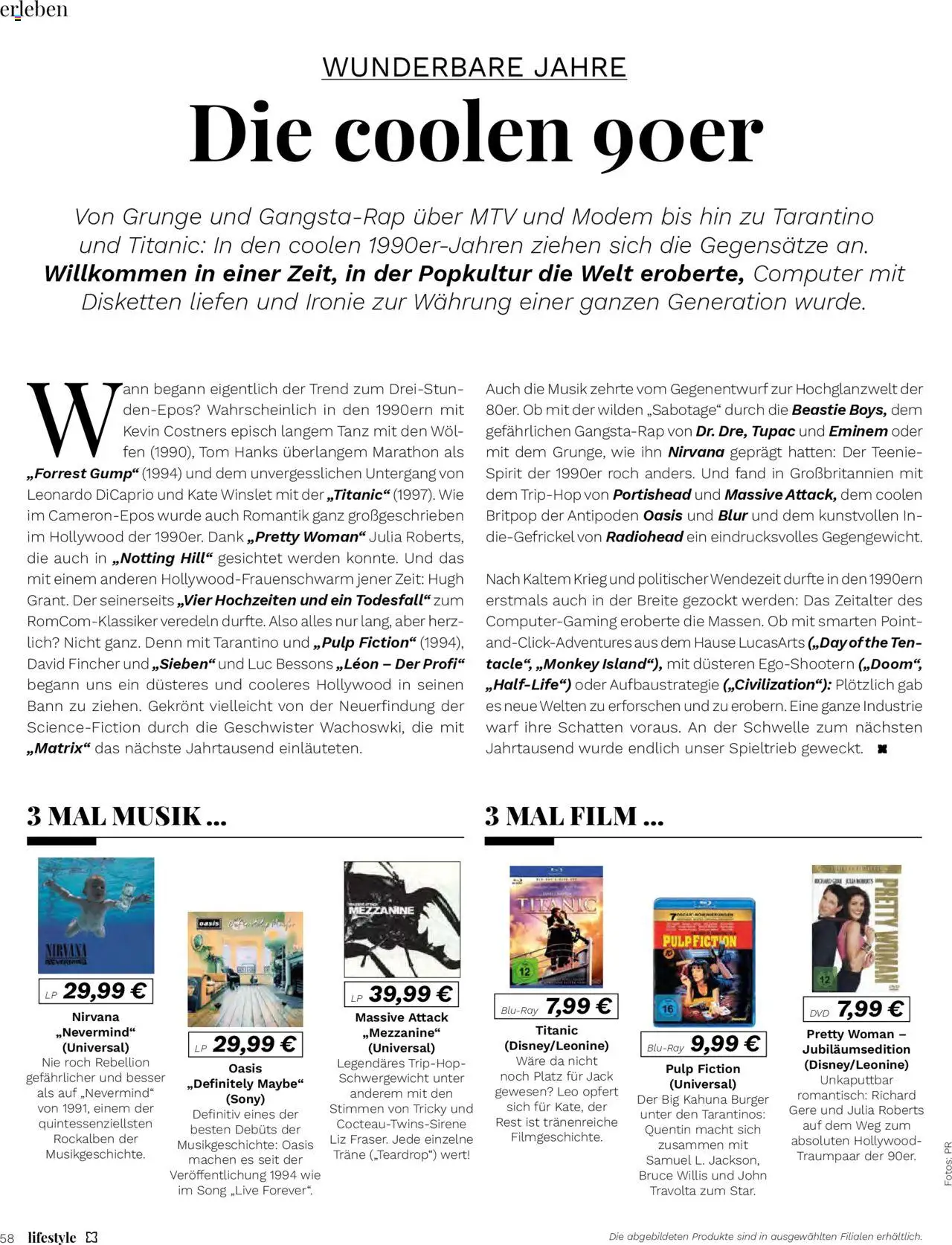 Müller  Lifestyle – gültig ab 15.09.2025 | Seite: 58 | Produkte: Sony, Burger, Modem, Dvd