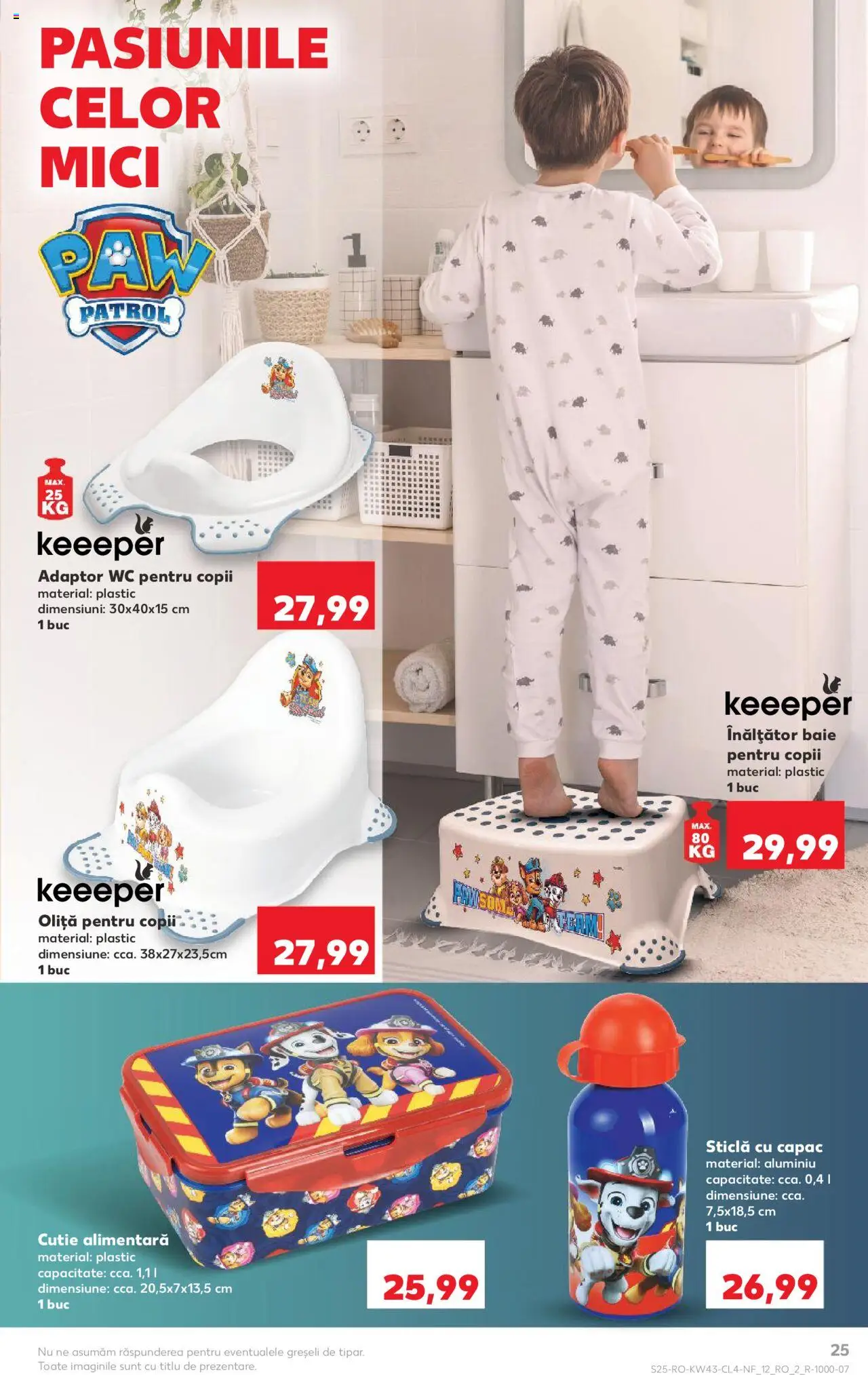 Noul catalog Kaufland – valabil de la 22.10.2025 | Pagină: 25 | Produse: Adaptor, Cutie, Mici