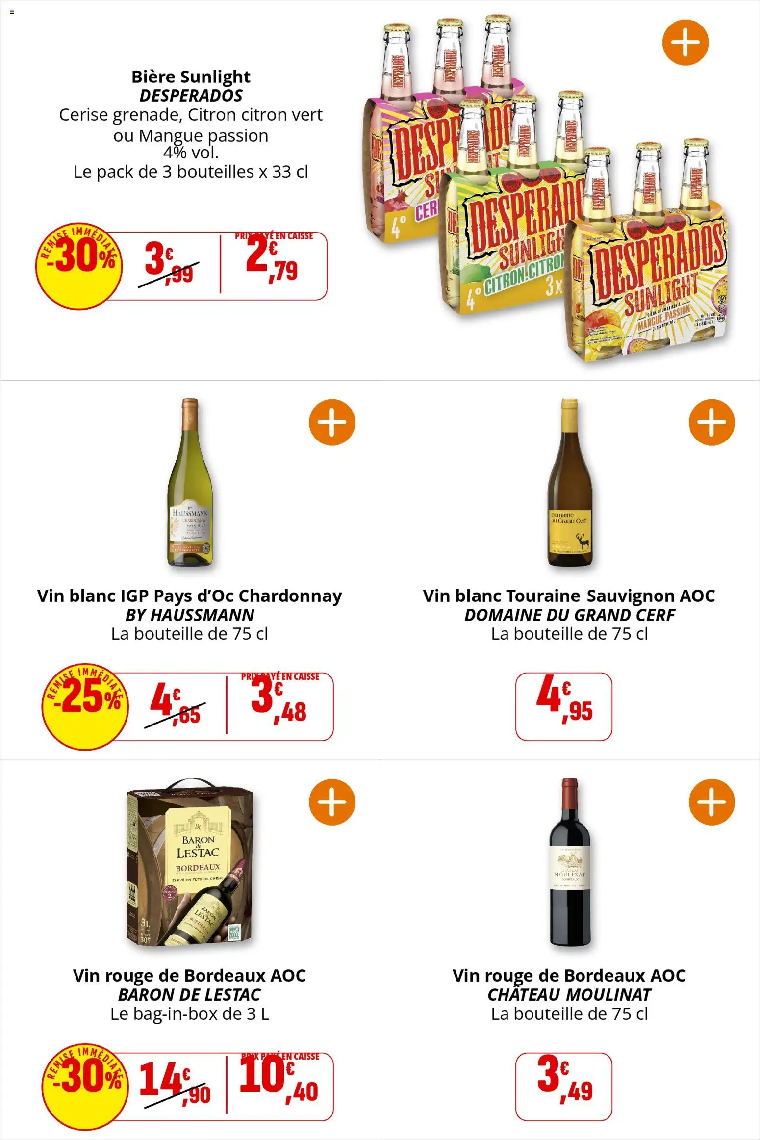 {H1} | Page: 37 | Produits: Desperados, Citron vert, Mangue, Vin