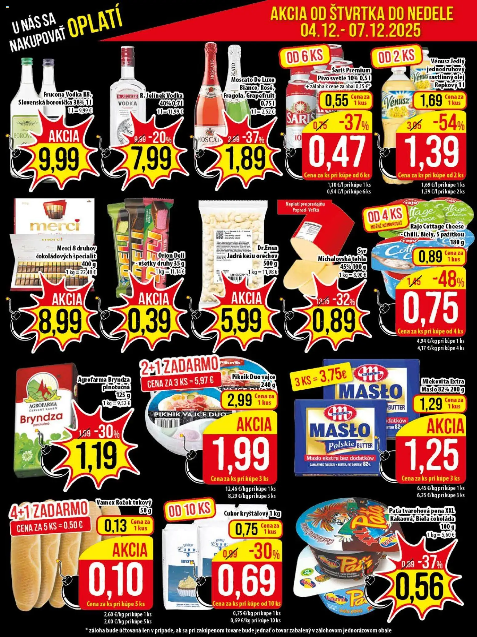 Nové Klas akcie – leták je platný od 09.03.2026 | Strana: 24 | Produkty: Olej, Bryndza, Čokoláda, Grapefruit