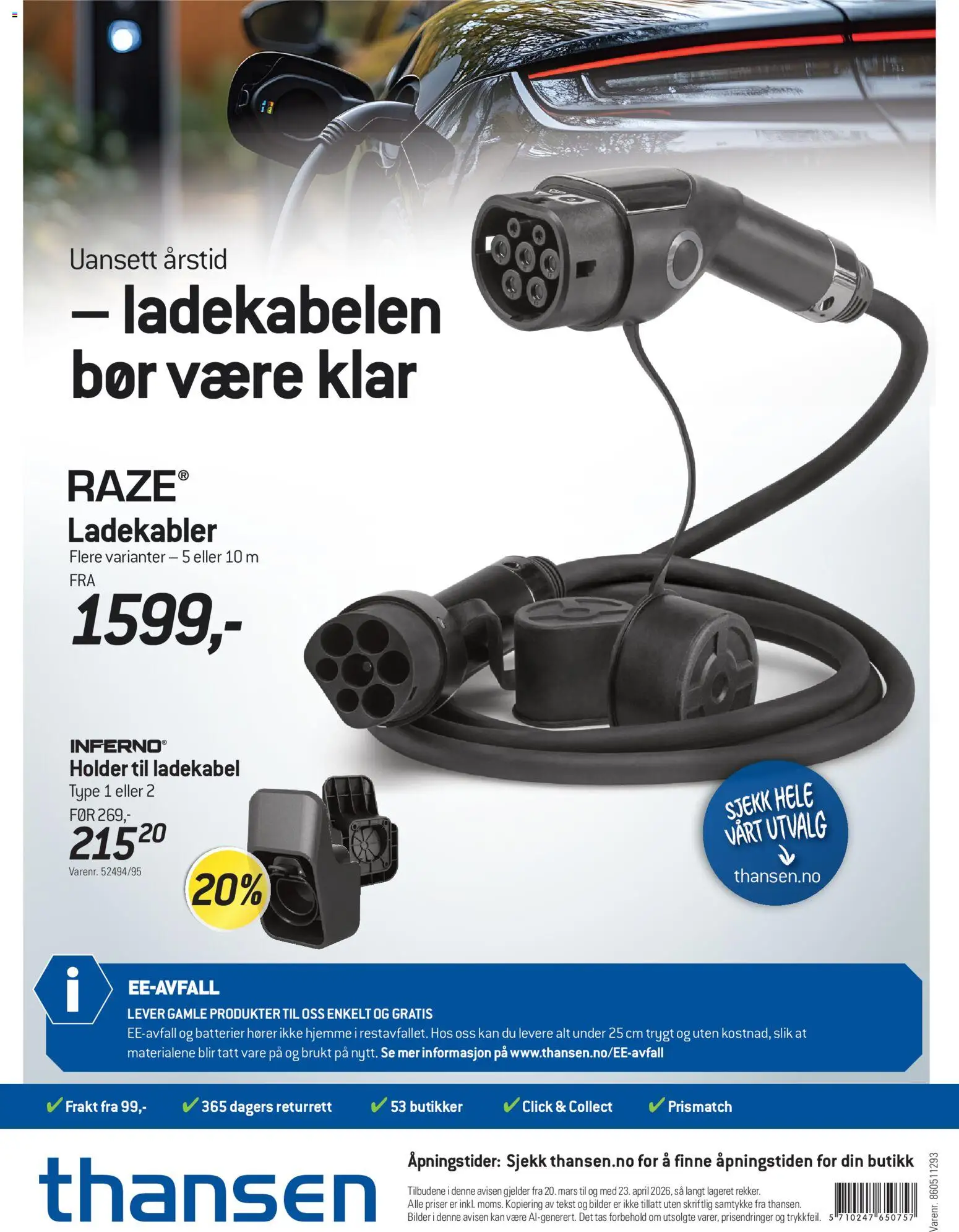 Nye » THANSEN kundeavis « er nå online. Se alle Apriltilbud på mobilen og spar! | Norway