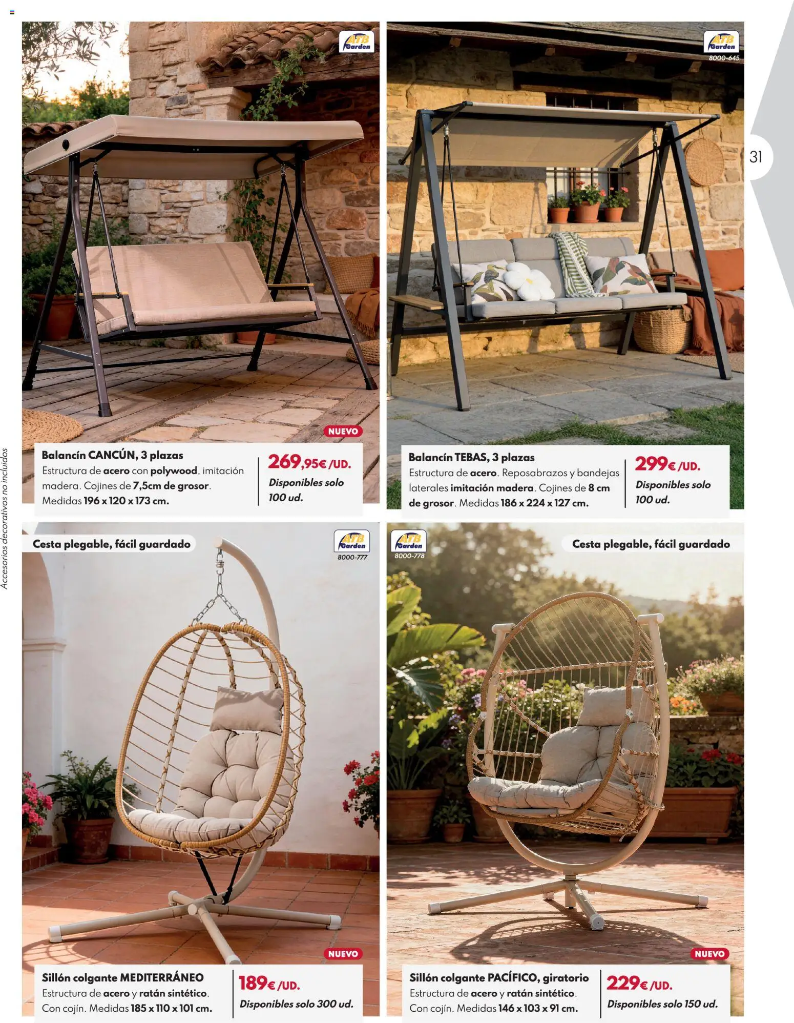 BricoCentro folleto │ válido desde el 23.03.2026 | Página: 31 | Productos: Sillón, Cesta