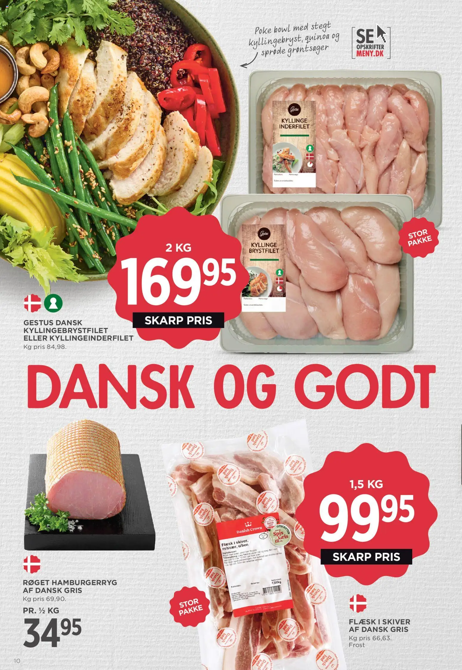 Meny tilbudsavis – gyldig fra 02.01.2026 | Side: 10 | Produkter: Hamburgerryg