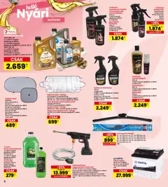 Interspar akciós ujság - amely érvényes a következő dátumtól: 15.05.2025 | Oldal: 8 | Termékek: Akkumulátor, Motorolaj, Szappanadagoló, Óra