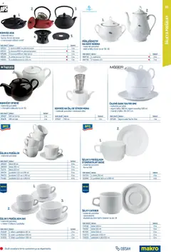 Náhled letáku Makro leták - Gastro vybavení a zařízení od 01.02.2025 | Strana: 53 | Produkty: Cukřenka, Čaj, Šálek, Konvice