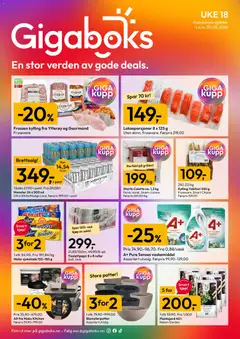 Forhåndsvisning av Gigaboks kundeavis gyldig fra 27.04.2026