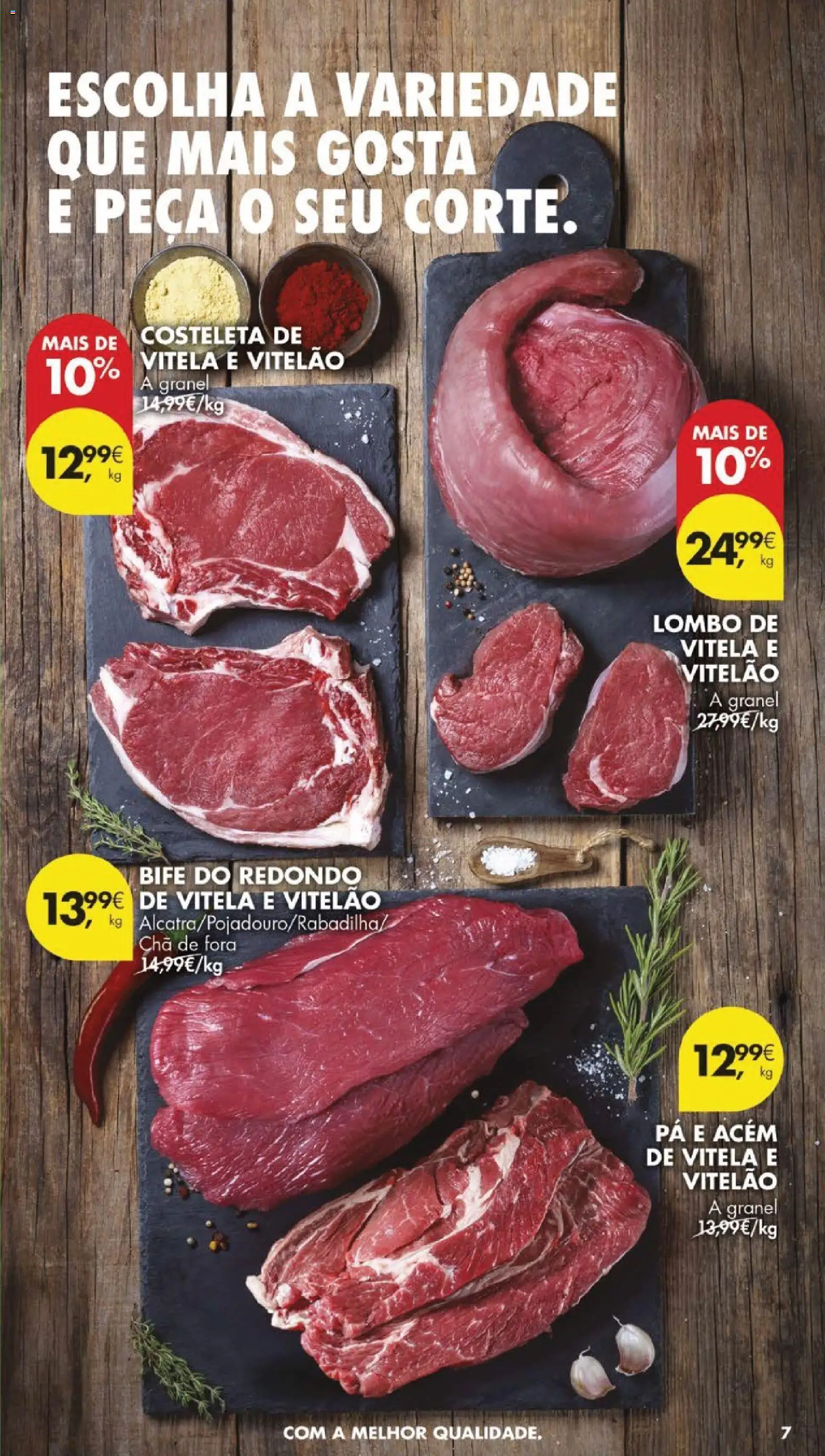 Pingo Doce folheto │ válido de 21.04.2026 | Página: 7 | Produtos: Vitela, Lombo, Chá, Pá